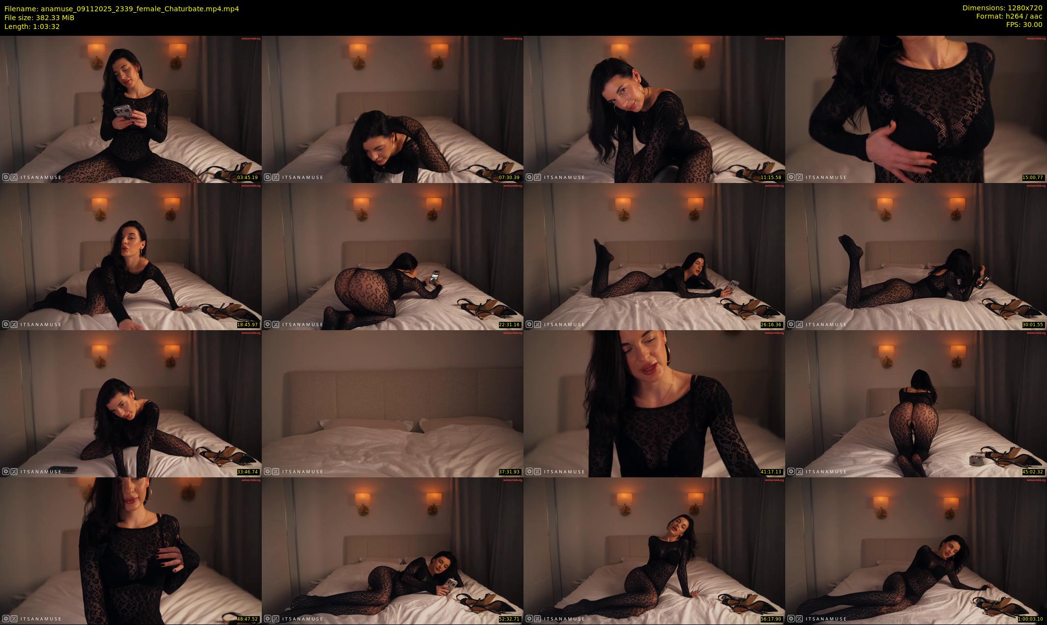 anamuse — 64 minute Chaturbate female cam show recording, 720p, Nov 9, 2025