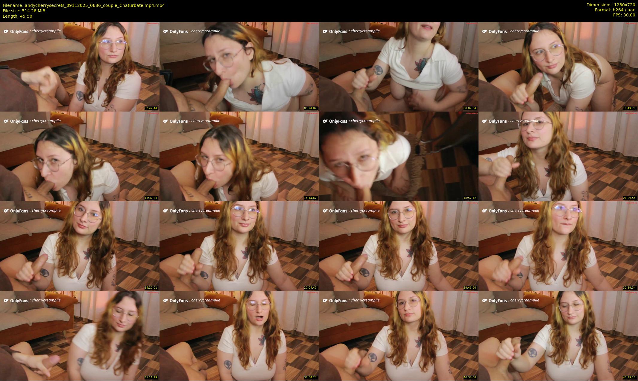 andycherrysecrets — 46 minute Chaturbate couple cam show recording, 720p, Nov 9, 2025