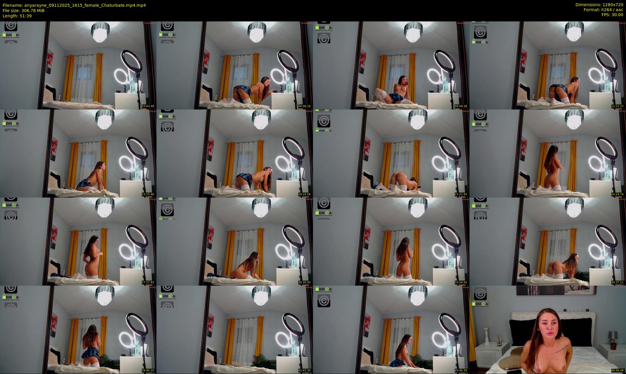 anyarayne — 52 minute Chaturbate female cam show recording, 720p, Nov 9, 2025