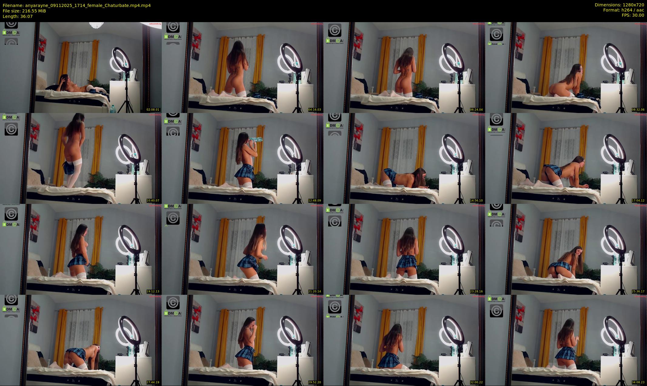 anyarayne — 37 minute Chaturbate female cam show recording, 720p, Nov 9, 2025