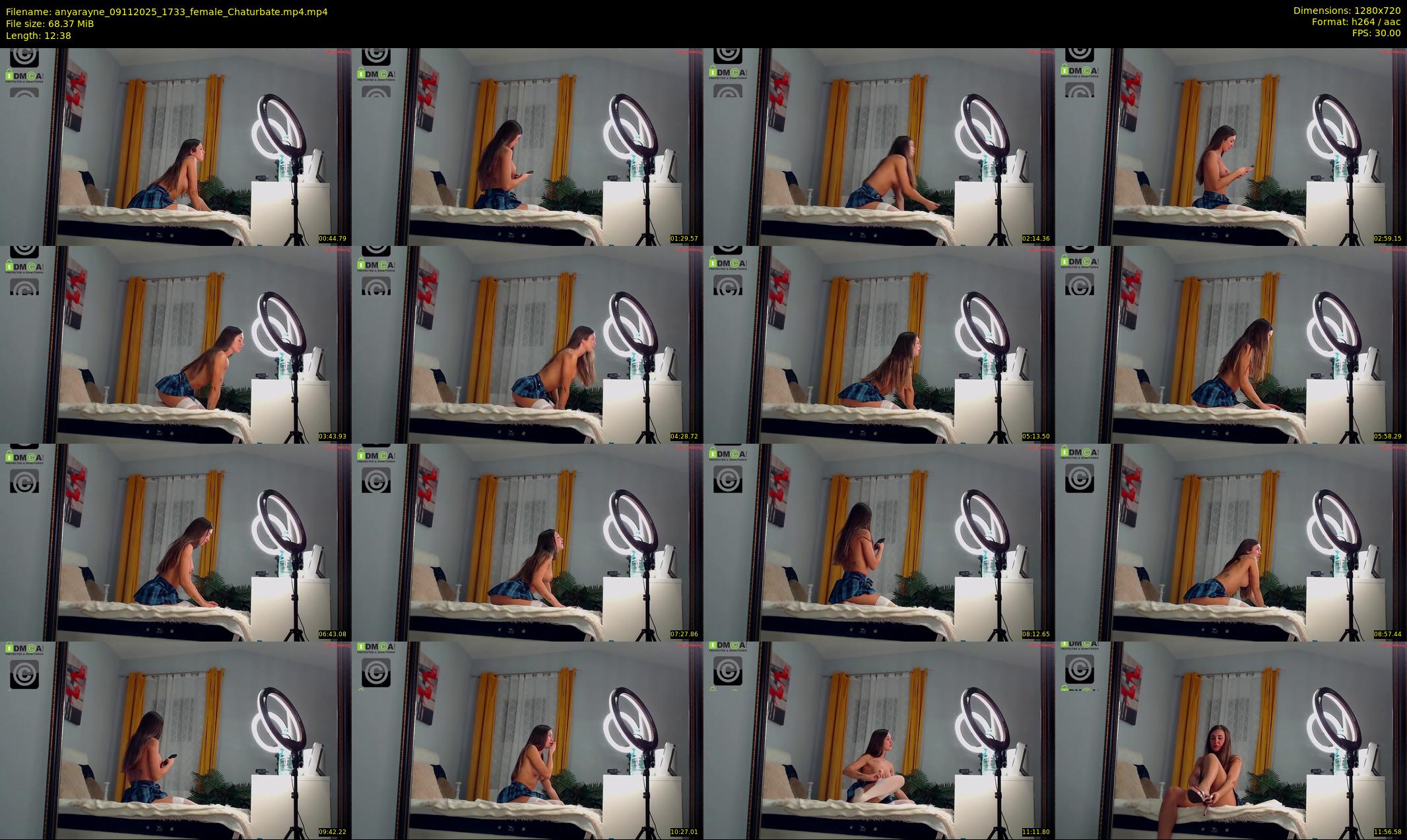 anyarayne — 13 minute Chaturbate female cam show recording, 720p, Nov 9, 2025