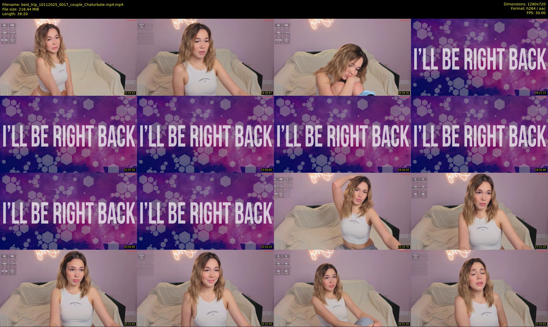 best_trip — 40 minute Chaturbate couple cam show recording, 720p, Nov 10, 2025