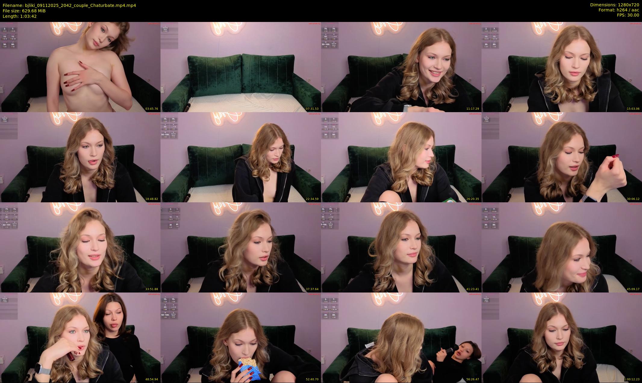 bjliki — 64 minute Chaturbate couple cam show recording, 720p, Nov 9, 2025