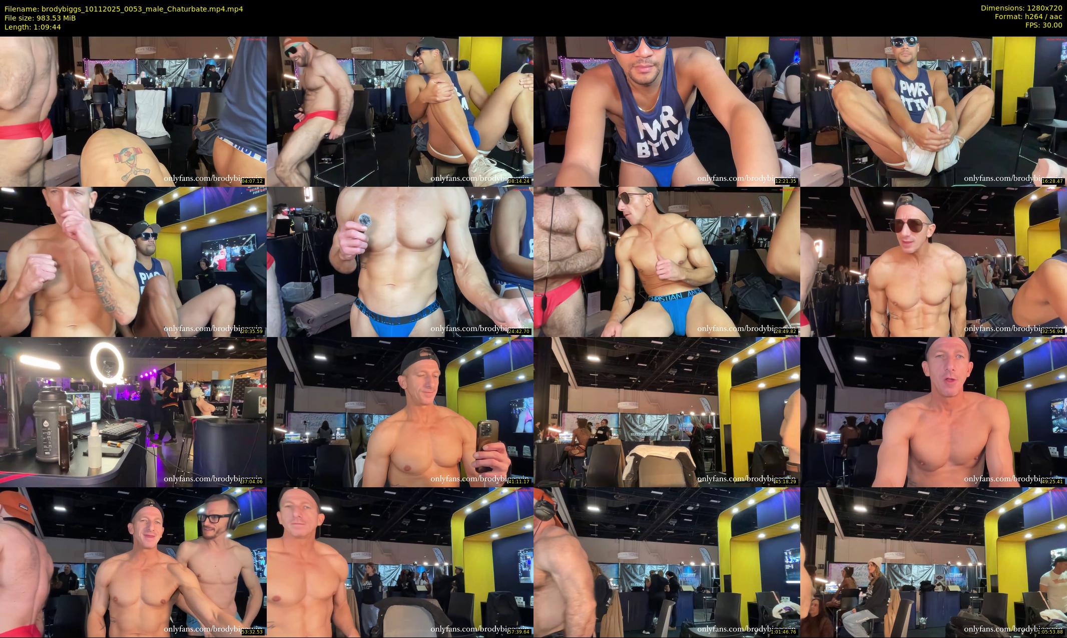 brodybiggs — 70 minute Chaturbate male cam show recording, 720p, Nov 10, 2025