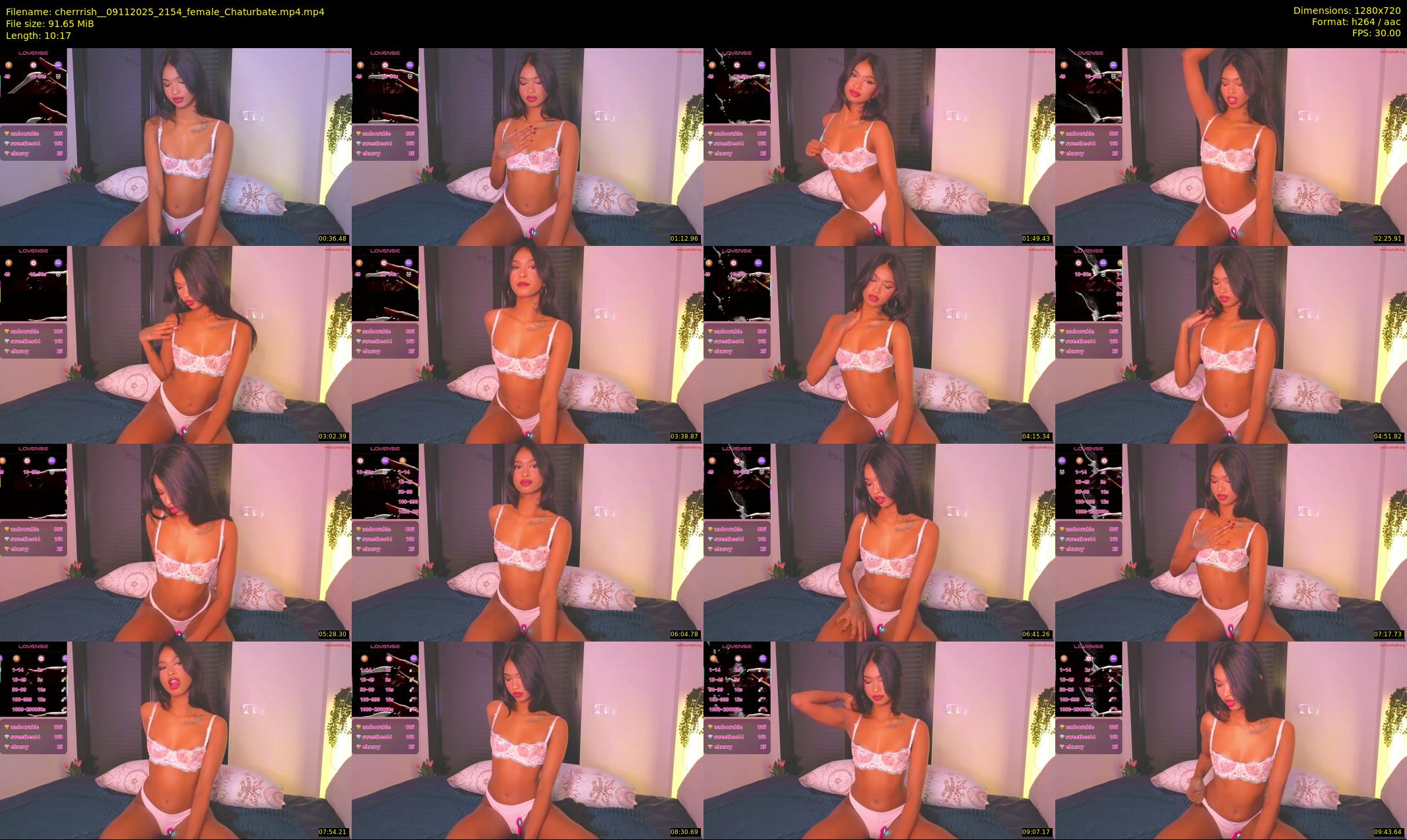 cherrrish_ — 11 minute Chaturbate female cam show recording, 720p, Nov 9, 2025