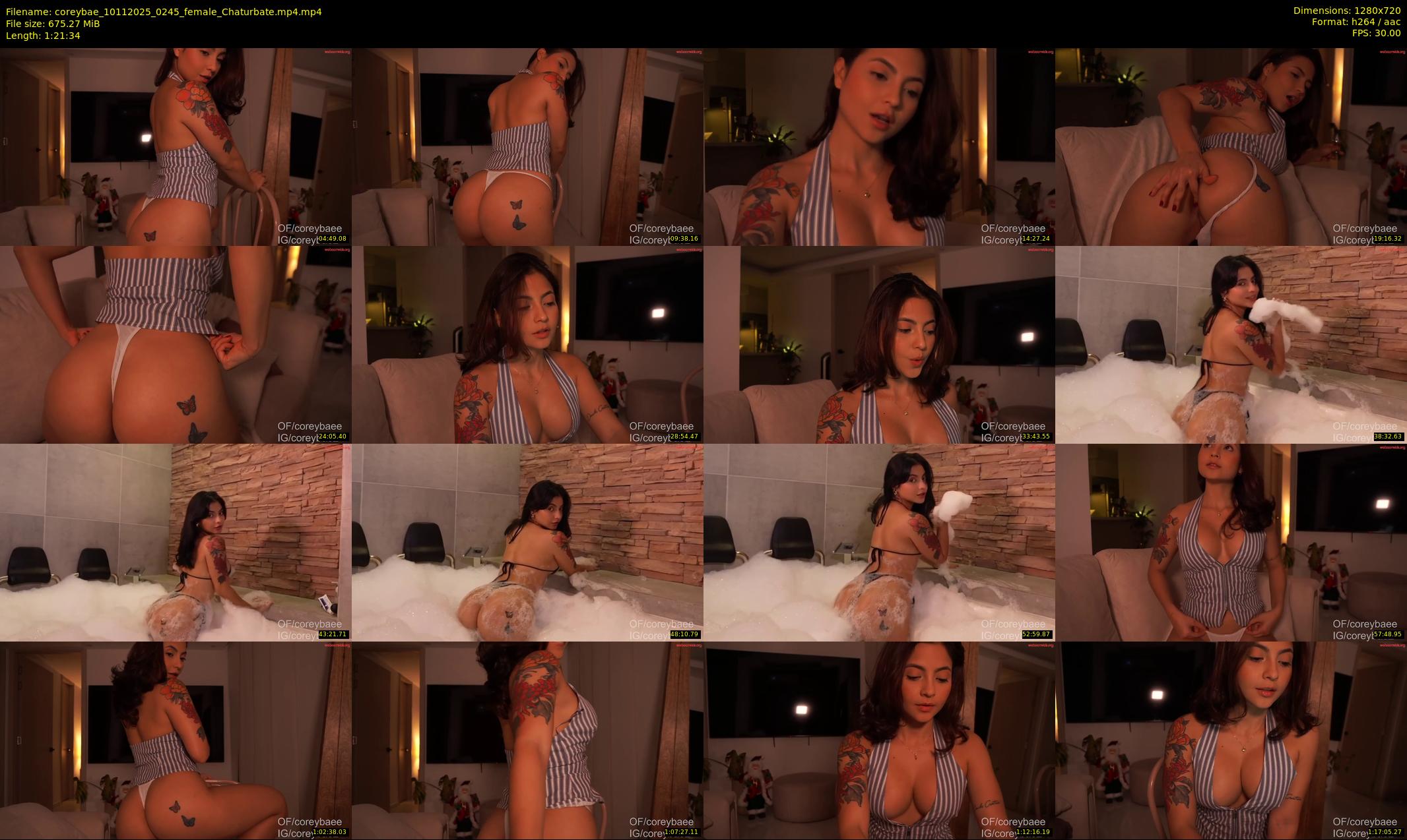 coreybae — 82 minute Chaturbate female cam show recording, 720p, Nov 10, 2025