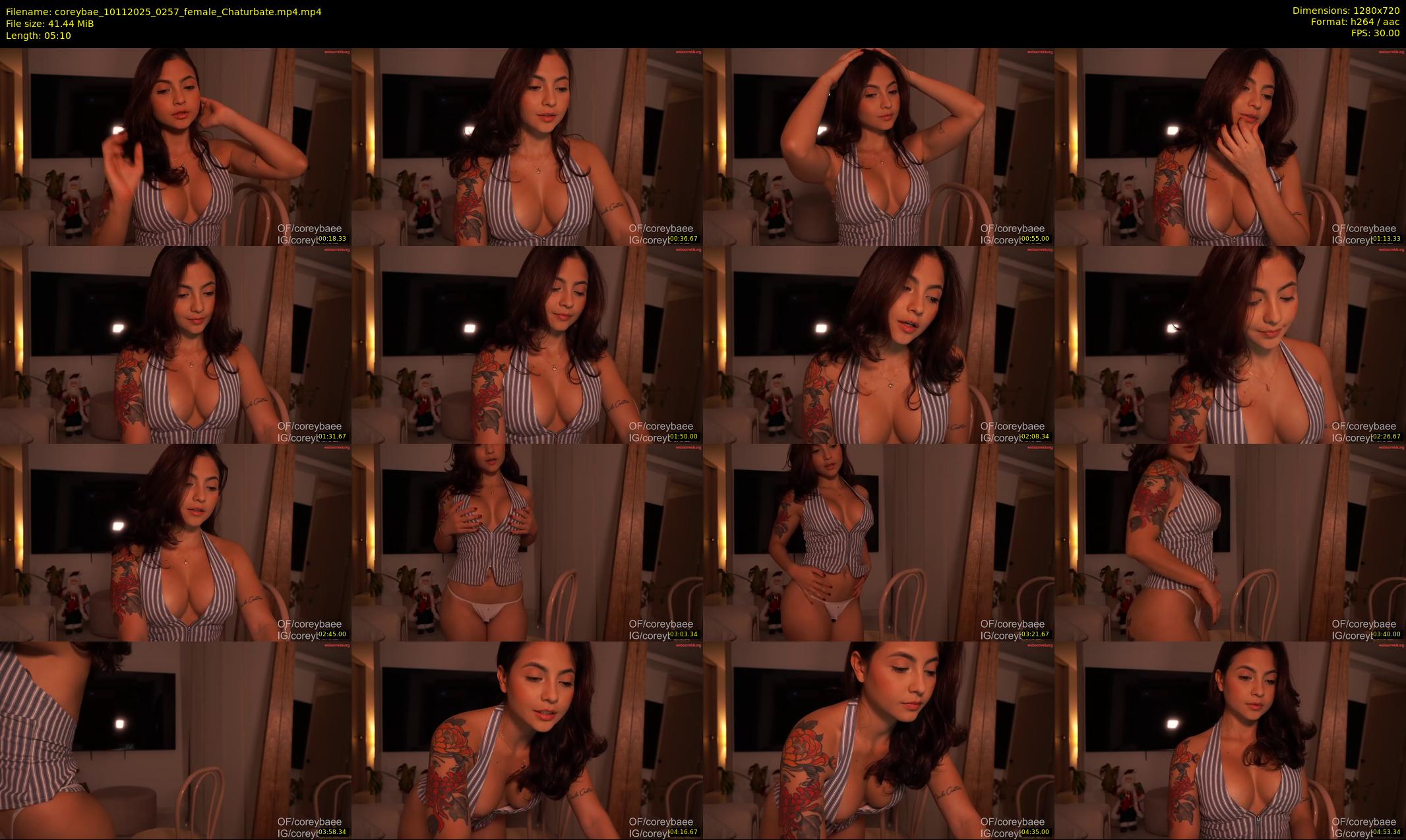 coreybae — 6 minute Chaturbate female cam show recording, 720p, Nov 10, 2025
