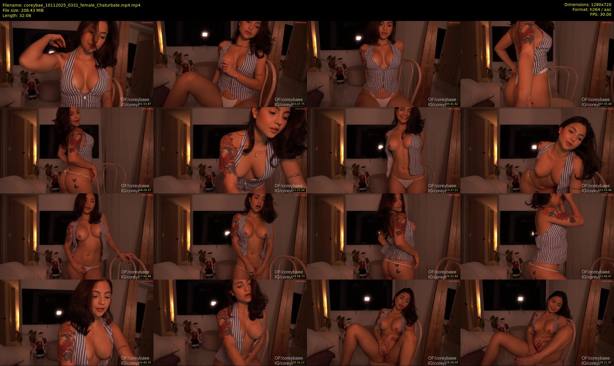 coreybae — 33 minute Chaturbate female cam show recording, 720p, Nov 10, 2025