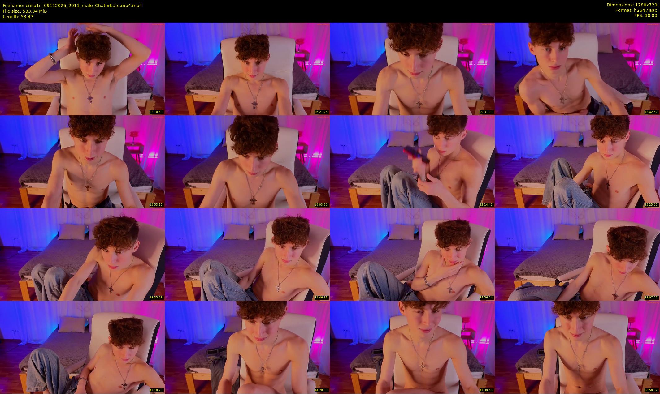 crisp1n — 54 minute Chaturbate male cam show recording, 720p, Nov 9, 2025