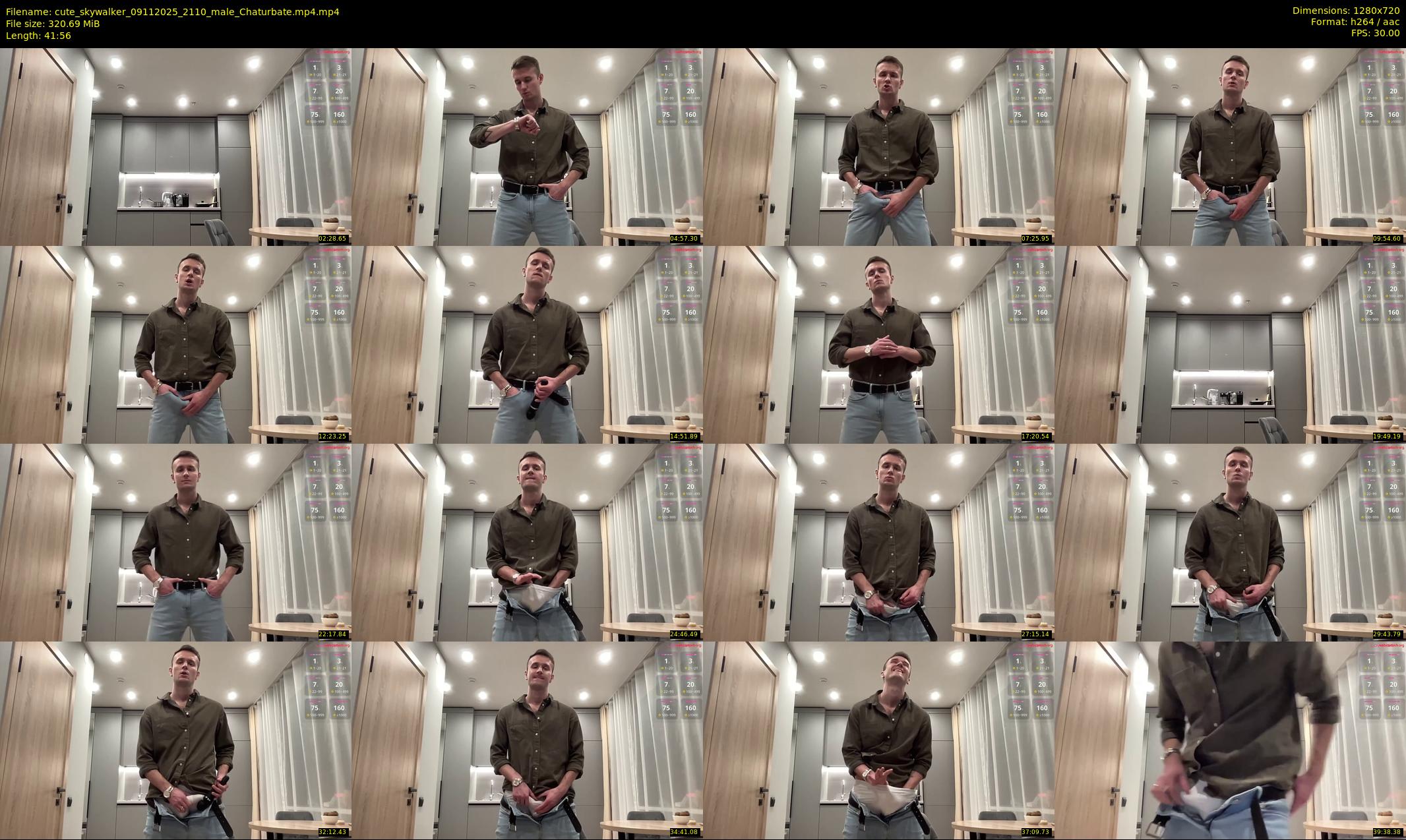 cute_skywalker — 42 minute Chaturbate male cam show recording, 720p, Nov 9, 2025