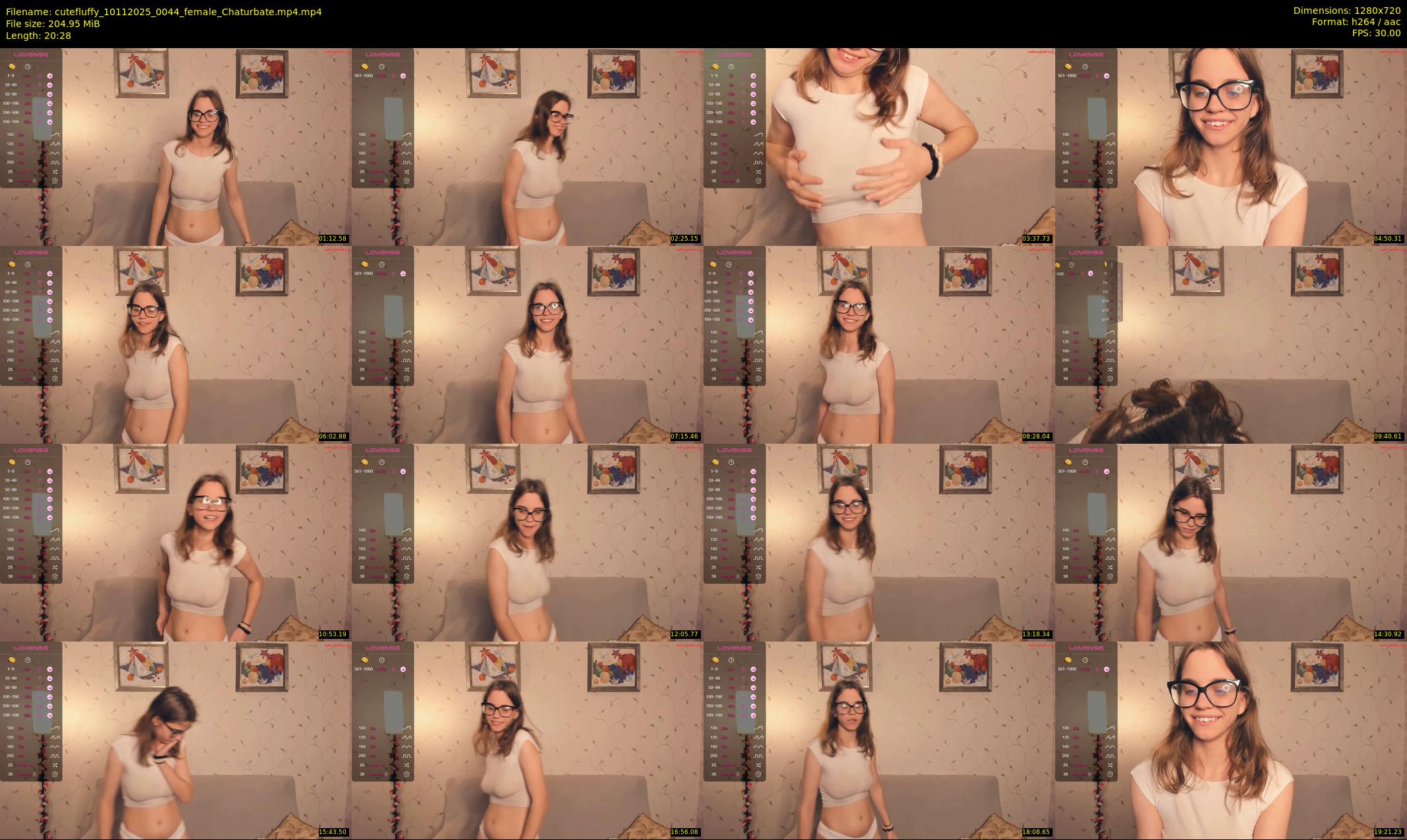 cutefluffy — 21 minute Chaturbate female cam show recording, 720p, Nov 10, 2025