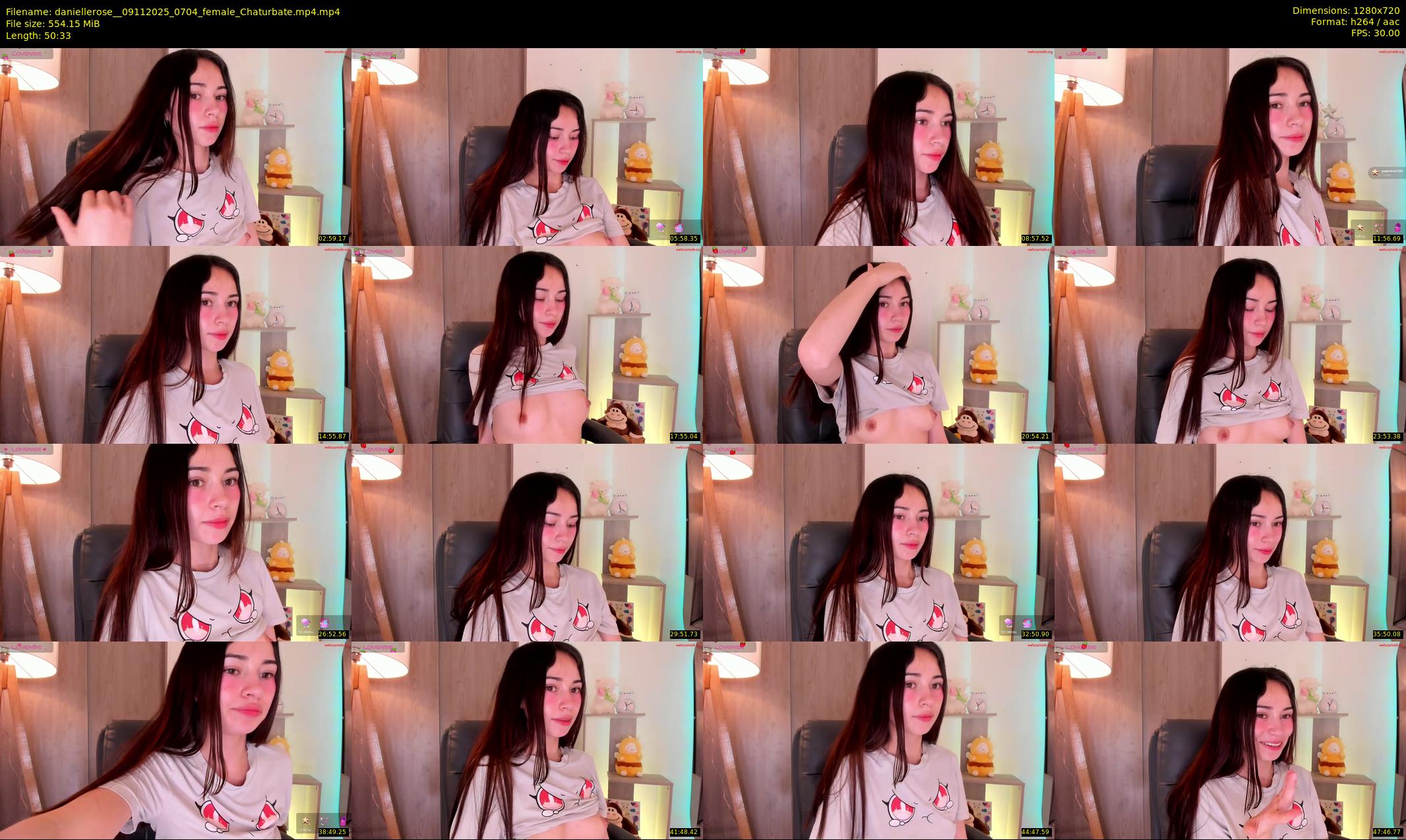 daniellerose_ — 51 minute Chaturbate female cam show recording, 720p, Nov 9, 2025