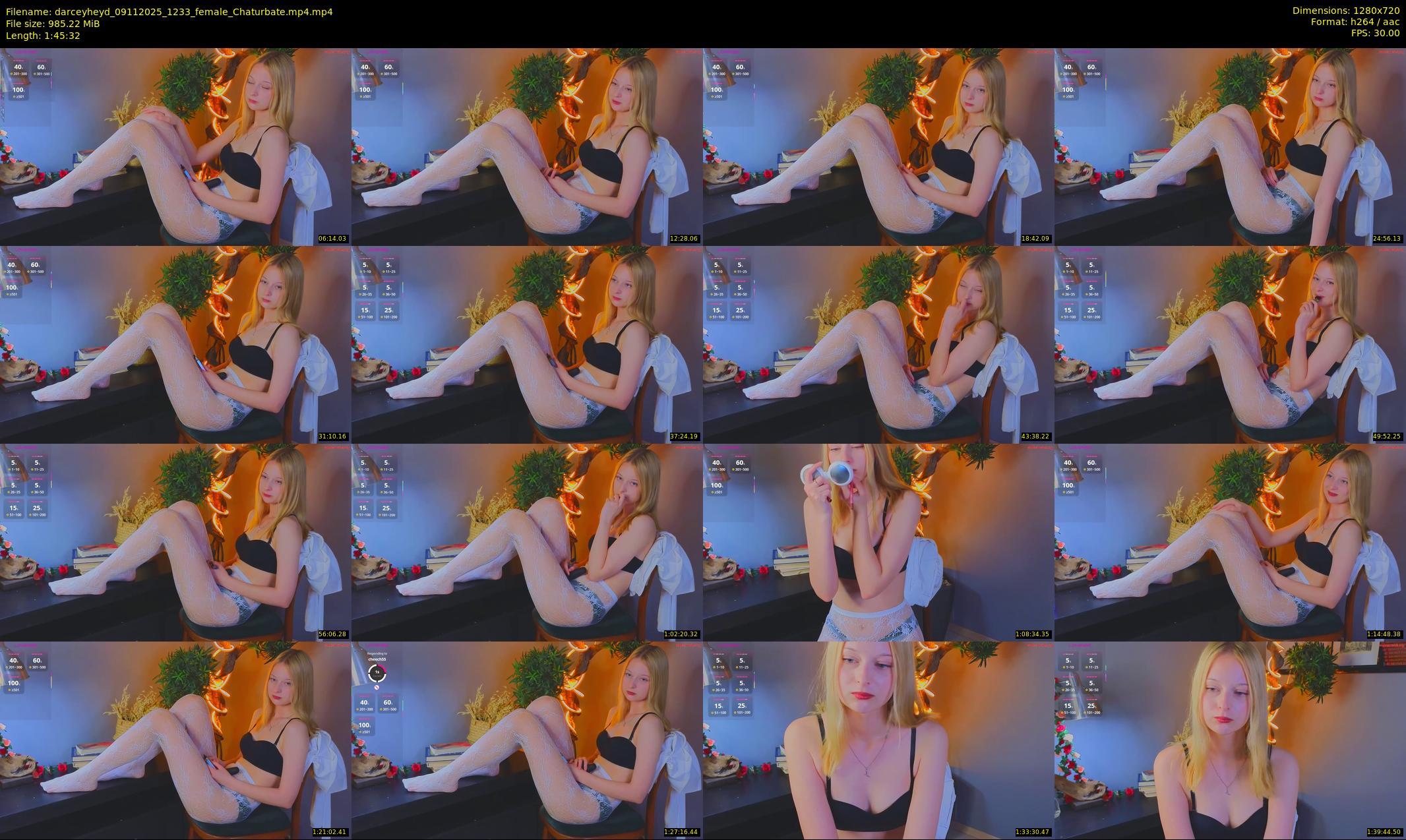 darceyheyd — 106 minute Chaturbate female cam show recording, 720p, Nov 9, 2025