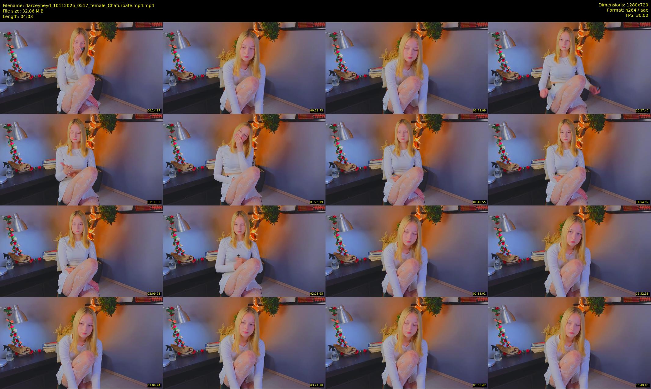 darceyheyd — 5 minute Chaturbate female cam show recording, 720p, Nov 10, 2025