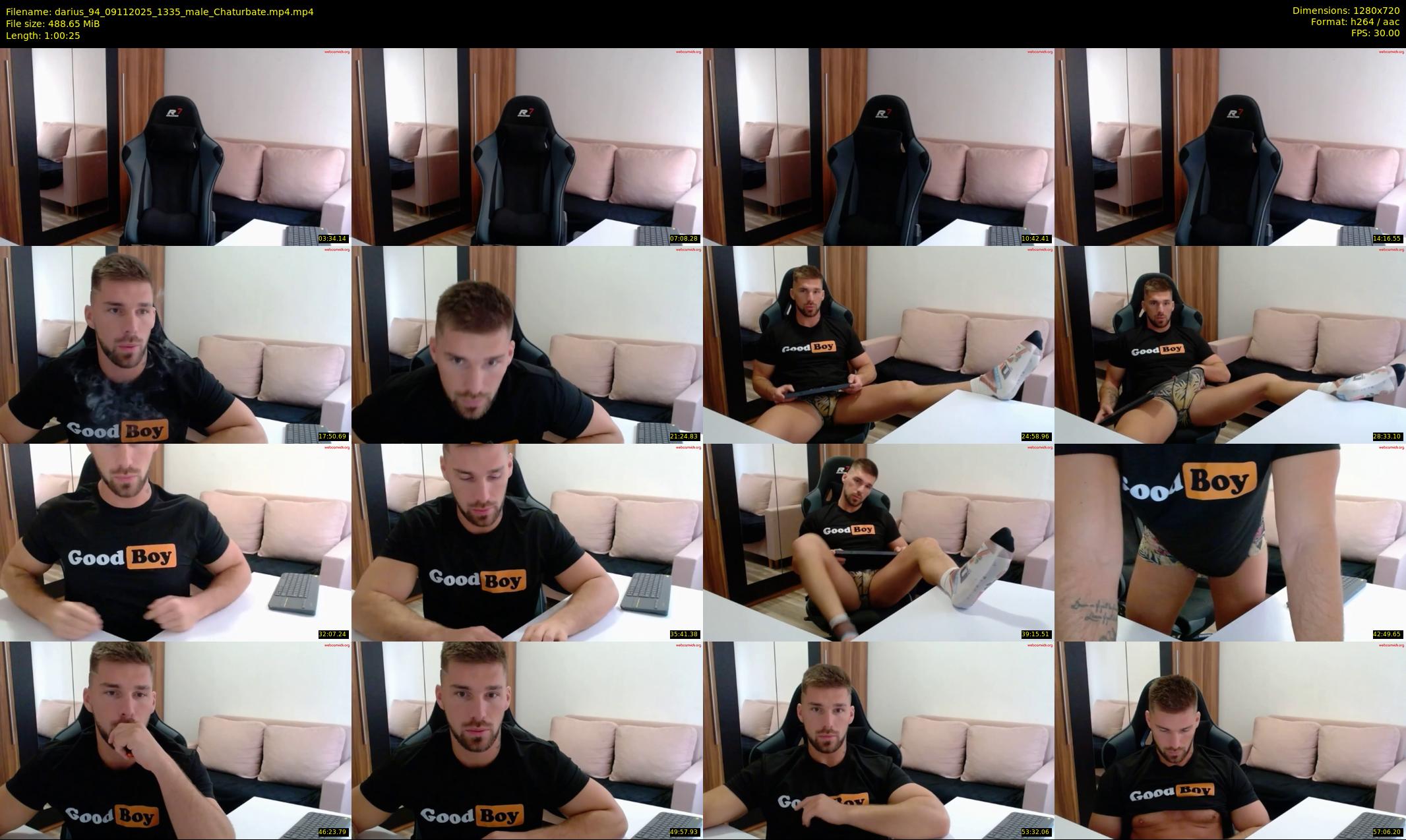 darius_94 — 61 minute Chaturbate male cam show recording, 720p, Nov 9, 2025