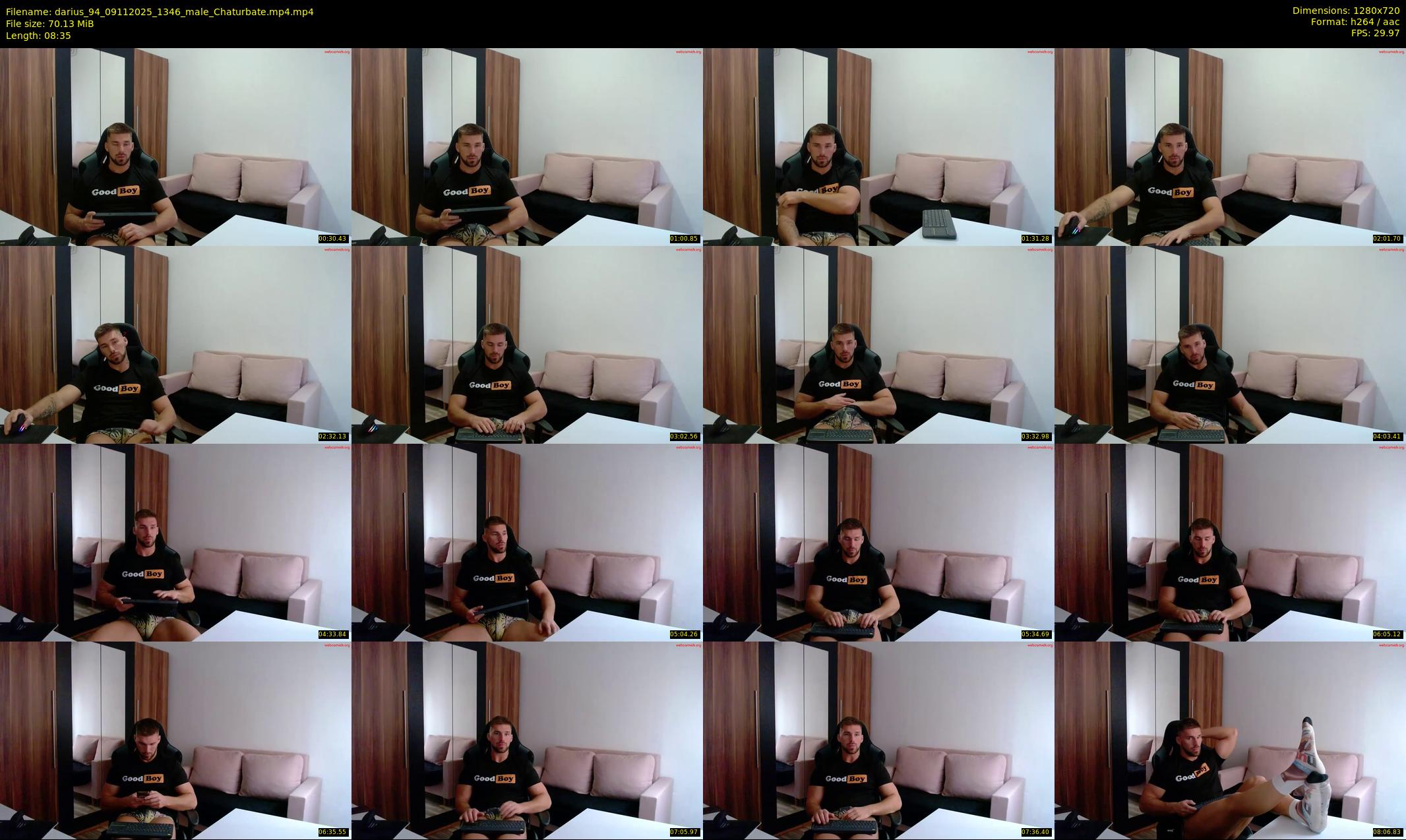 darius_94 — 9 minute Chaturbate male cam show recording, 720p, Nov 9, 2025