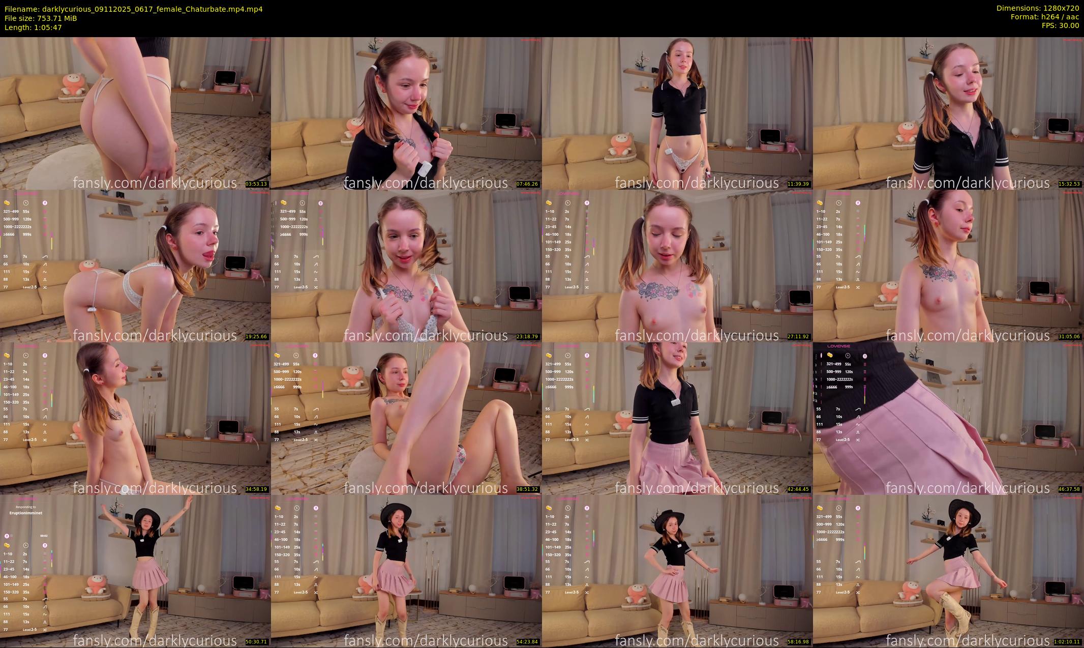 darklycurious — 66 minute Chaturbate female cam show recording, 720p, Nov 9, 2025