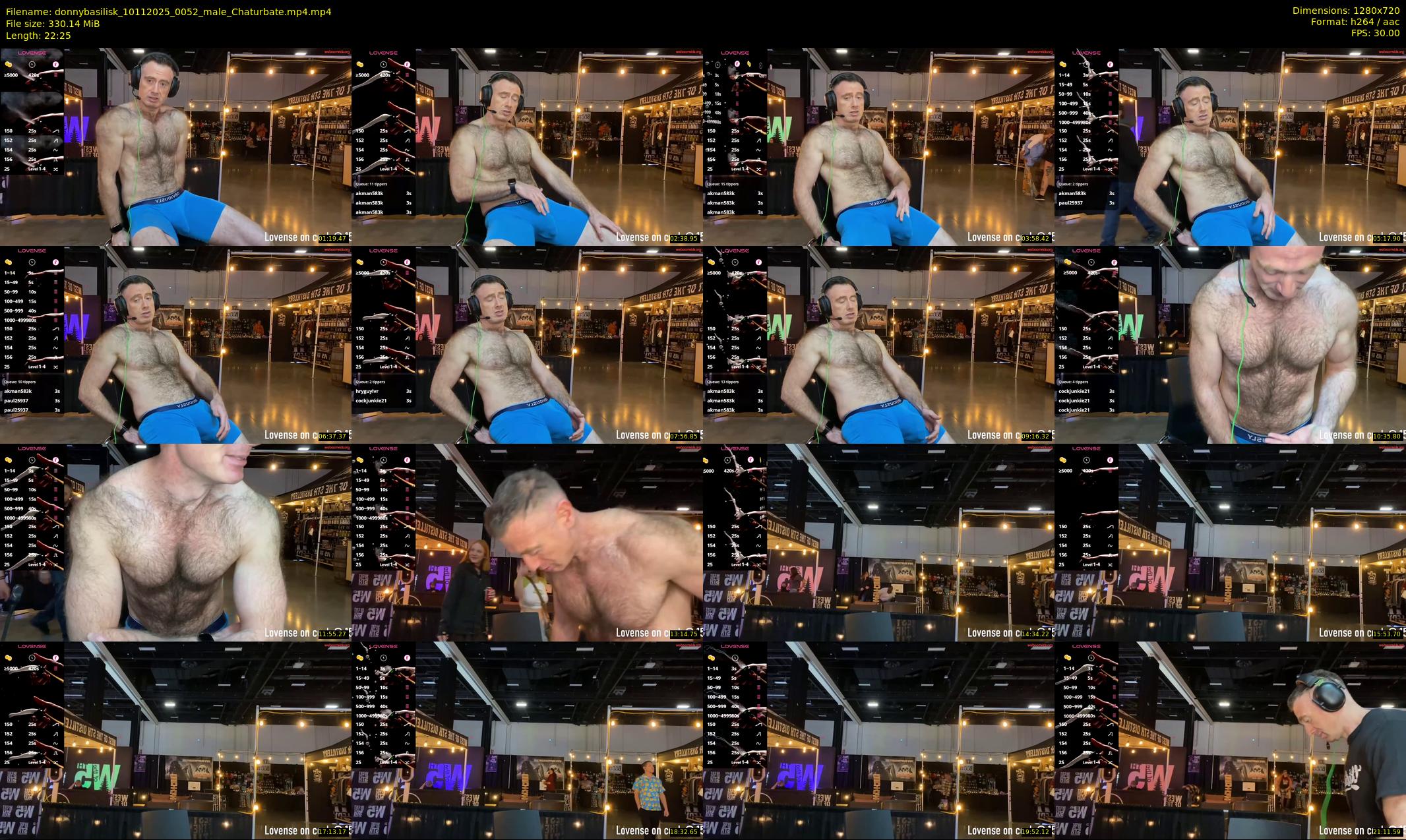 donnybasilisk — 23 minute Chaturbate male cam show recording, 720p, Nov 10, 2025