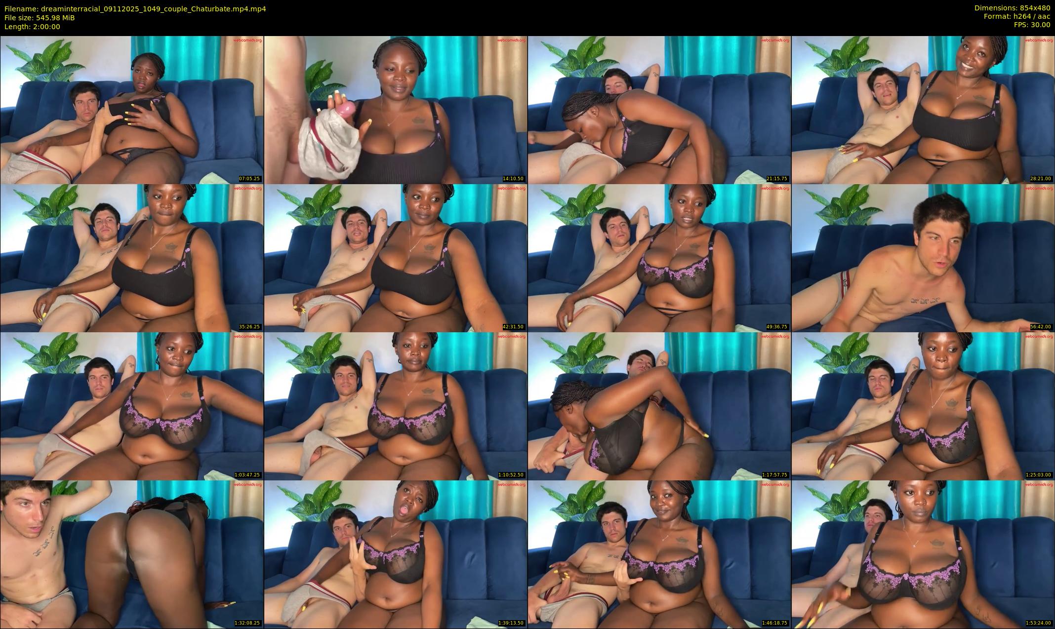 dreaminterracial — 120 minute Chaturbate couple cam show recording, 480p, Nov 9, 2025