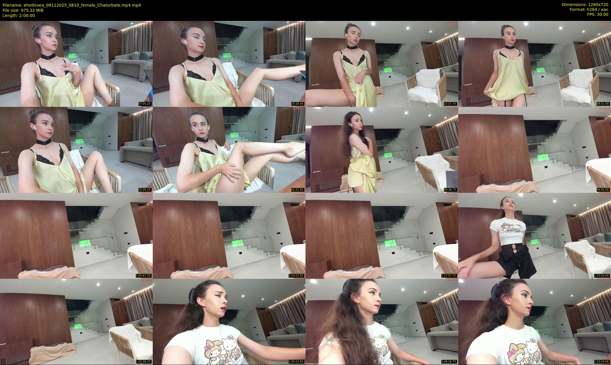 ehotlovea — 120 minute Chaturbate female cam show recording, 720p, Nov 9, 2025