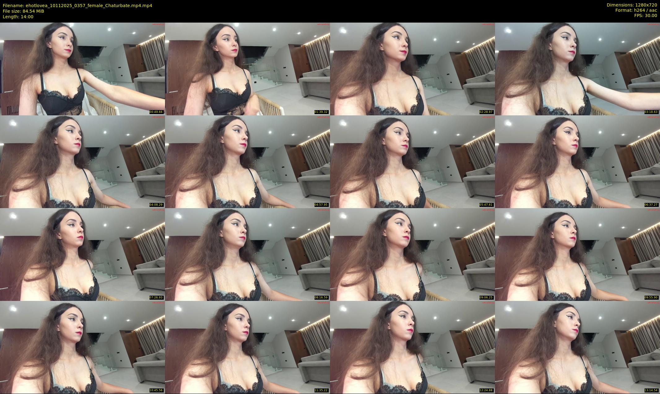 ehotlovea — 14 minute Chaturbate female cam show recording, 720p, Nov 10, 2025