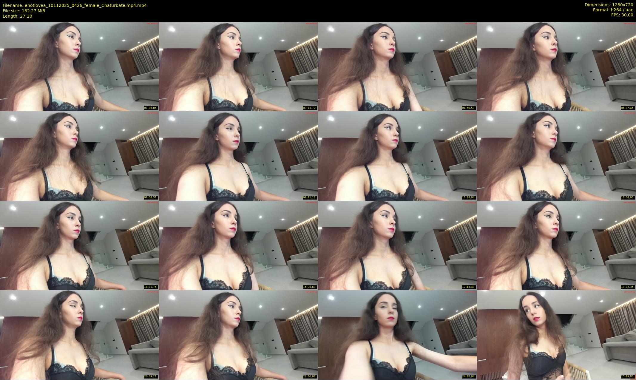 ehotlovea — 28 minute Chaturbate female cam show recording, 720p, Nov 10, 2025