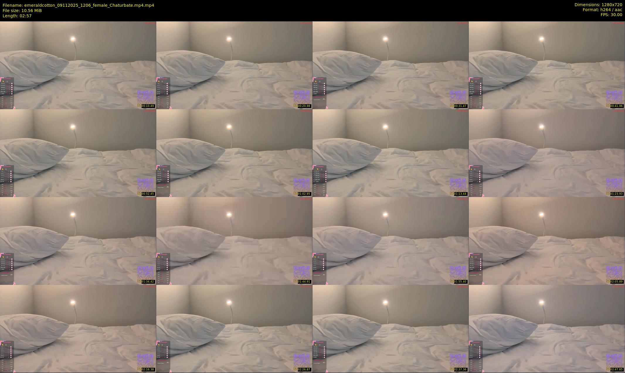 emeraldcotton — 3 minute Chaturbate female cam show recording, 720p, Nov 9, 2025