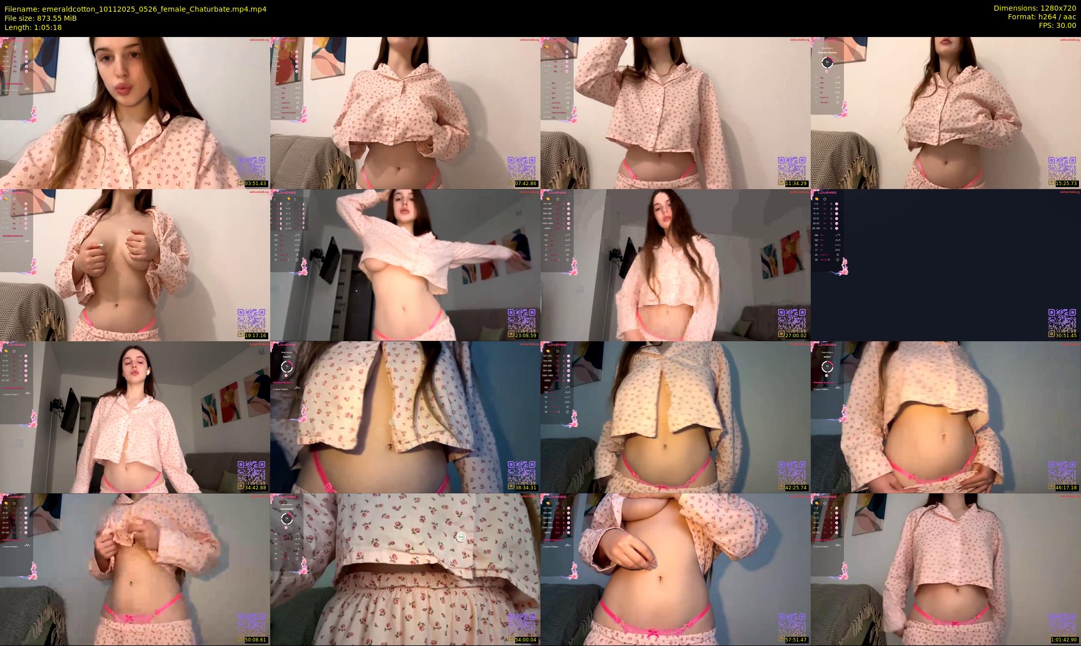 emeraldcotton — 66 minute Chaturbate female cam show recording, 720p, Nov 10, 2025