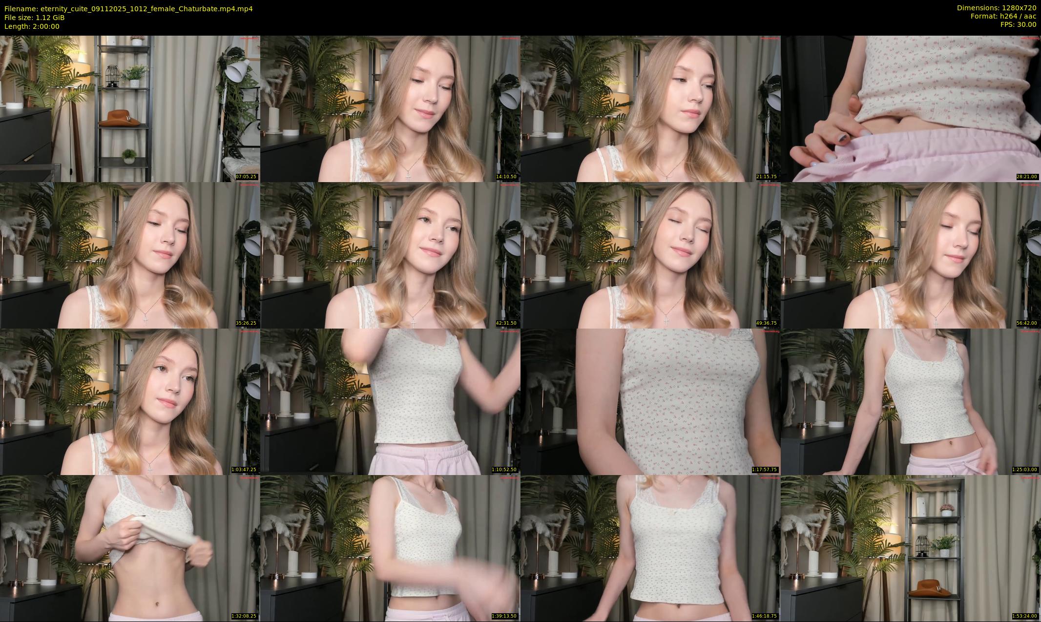 eternity_cuite — 120 minute Chaturbate female cam show recording, 720p, Nov 9, 2025