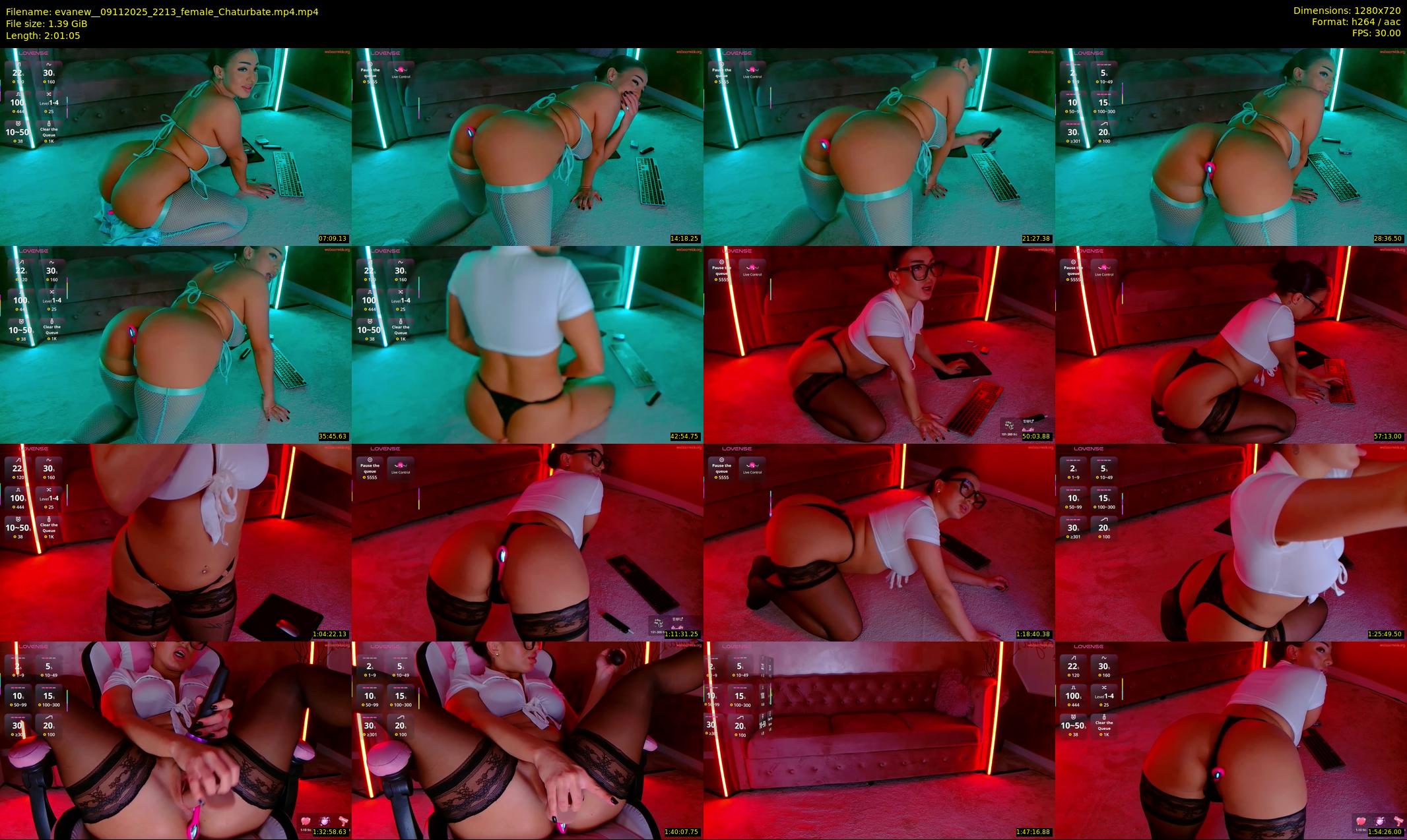 evanew_ — 122 minute Chaturbate female cam show recording, 720p, Nov 9, 2025