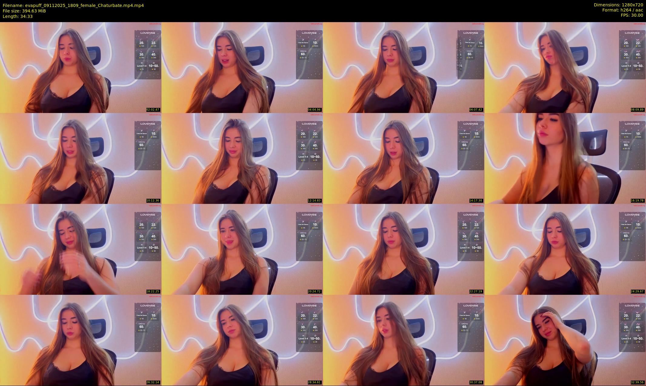 evapuff — 35 minute Chaturbate female cam show recording, 720p, Nov 9, 2025