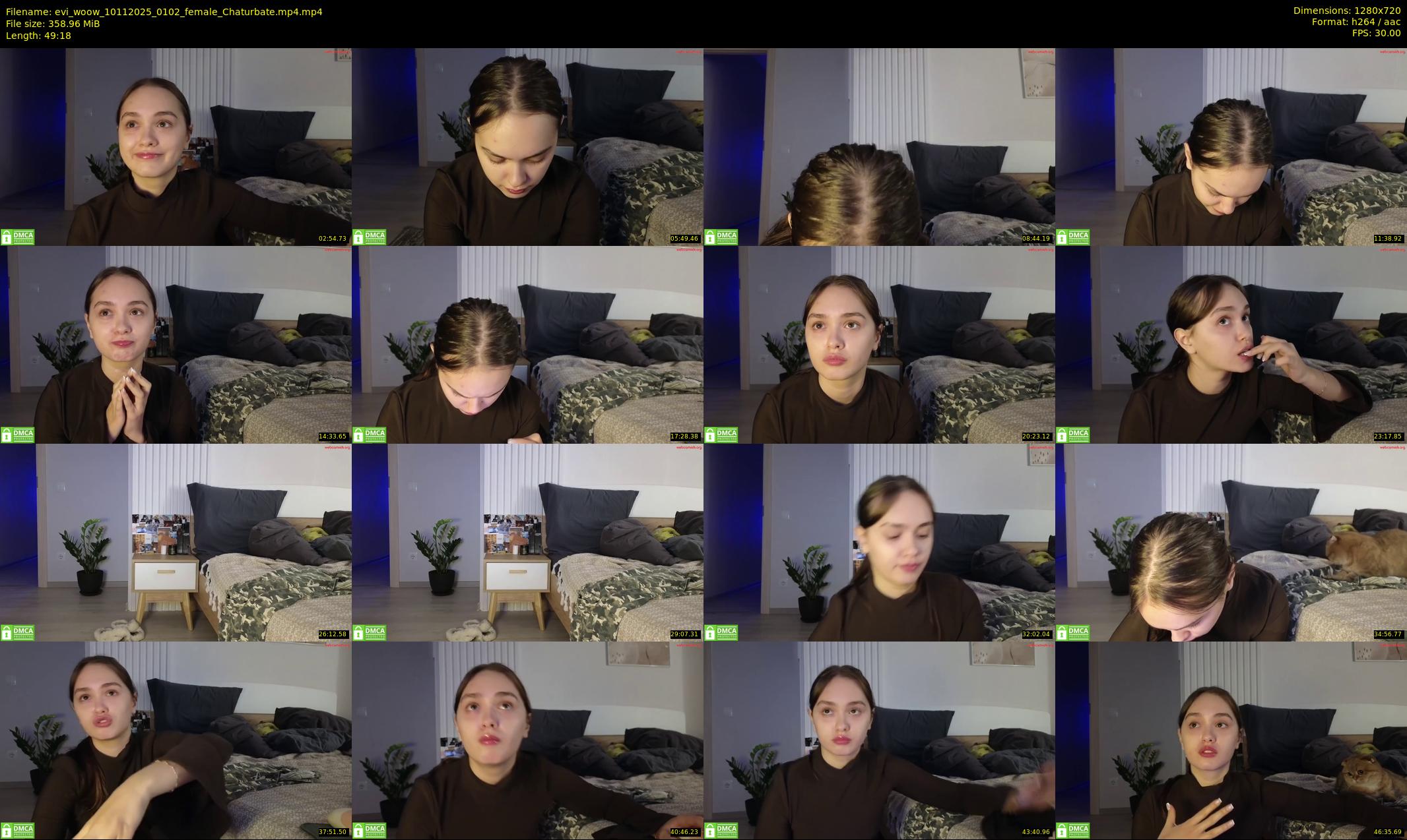 evi_woow — 50 minute Chaturbate female cam show recording, 720p, Nov 10, 2025