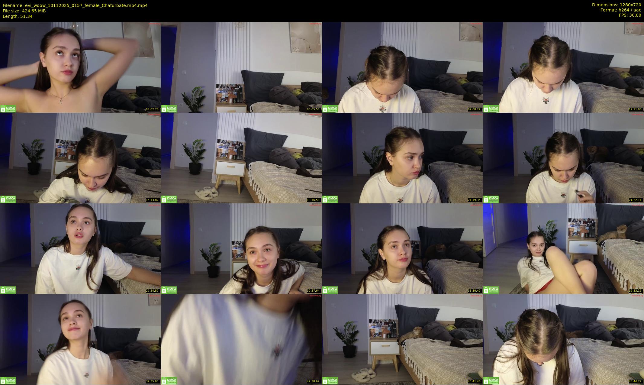 evi_woow — 52 minute Chaturbate female cam show recording, 720p, Nov 10, 2025