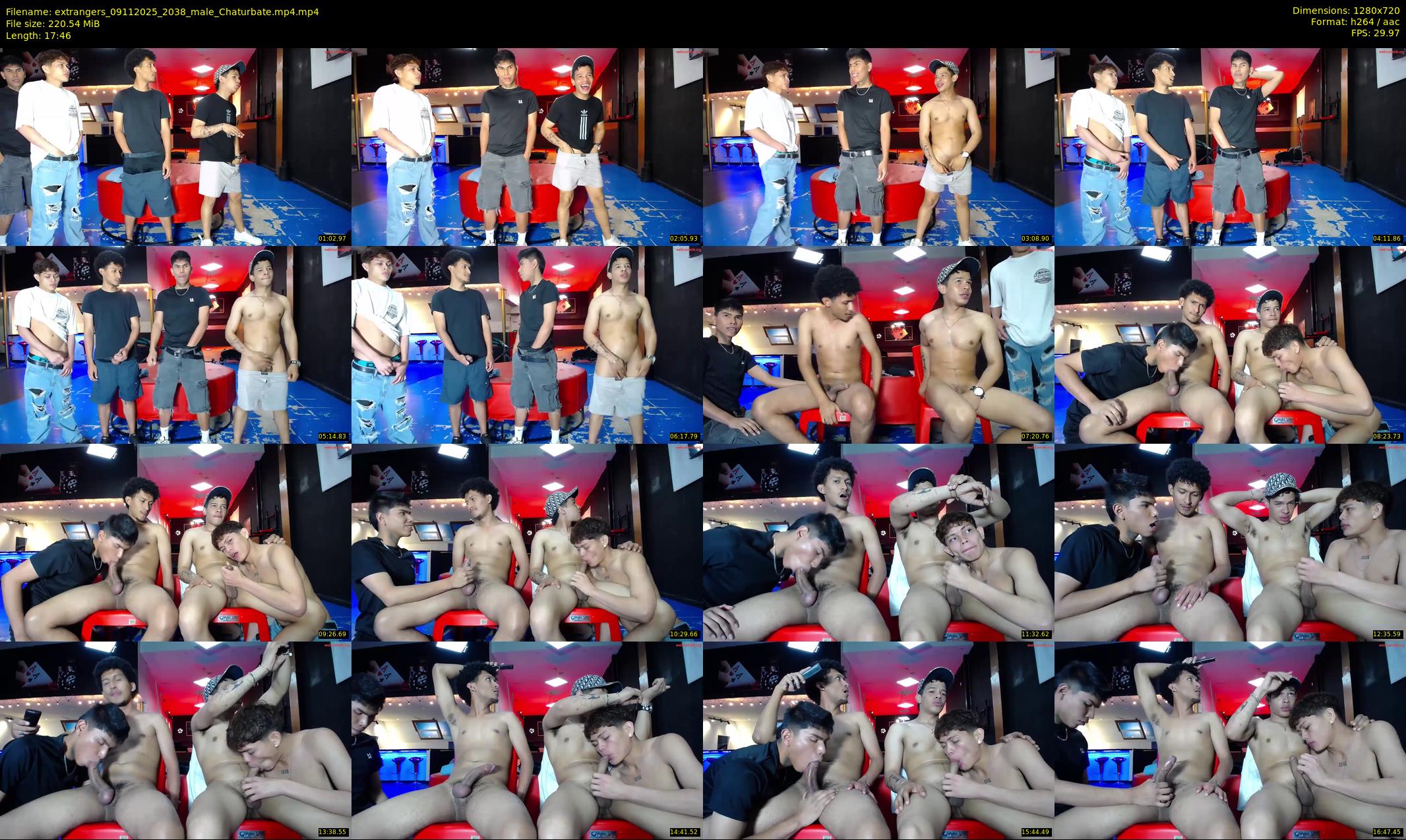 extrangers — 18 minute Chaturbate male cam show recording, 720p, Nov 9, 2025