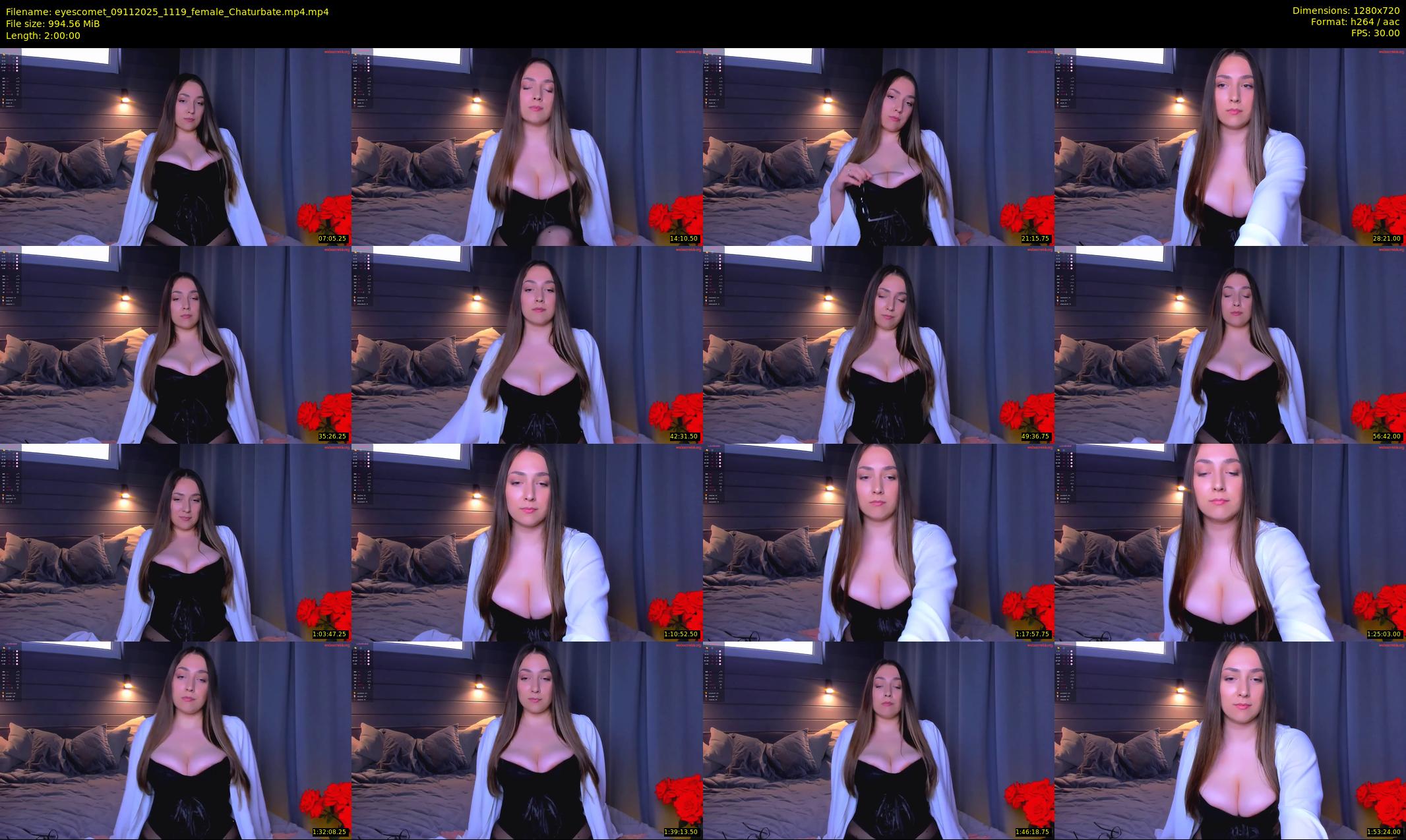 eyescomet — 120 minute Chaturbate female cam show recording, 720p, Nov 9, 2025
