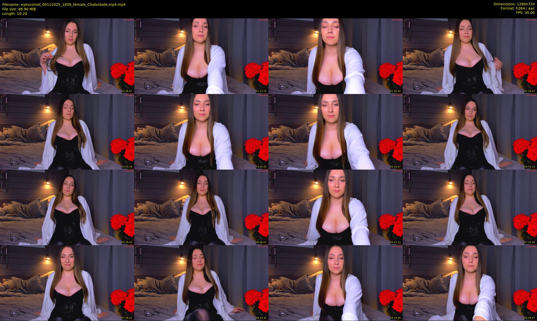 eyescomet — 11 minute Chaturbate female cam show recording, 720p, Nov 9, 2025