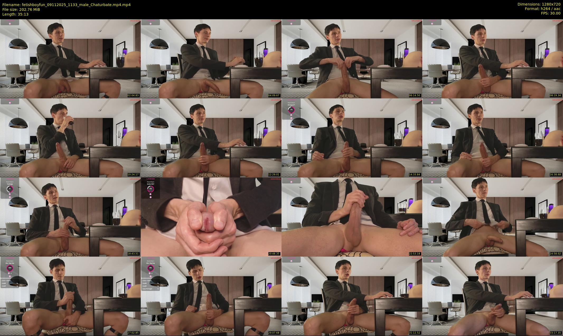 fetishboyfun — 36 minute Chaturbate male cam show recording, 720p, Nov 9, 2025