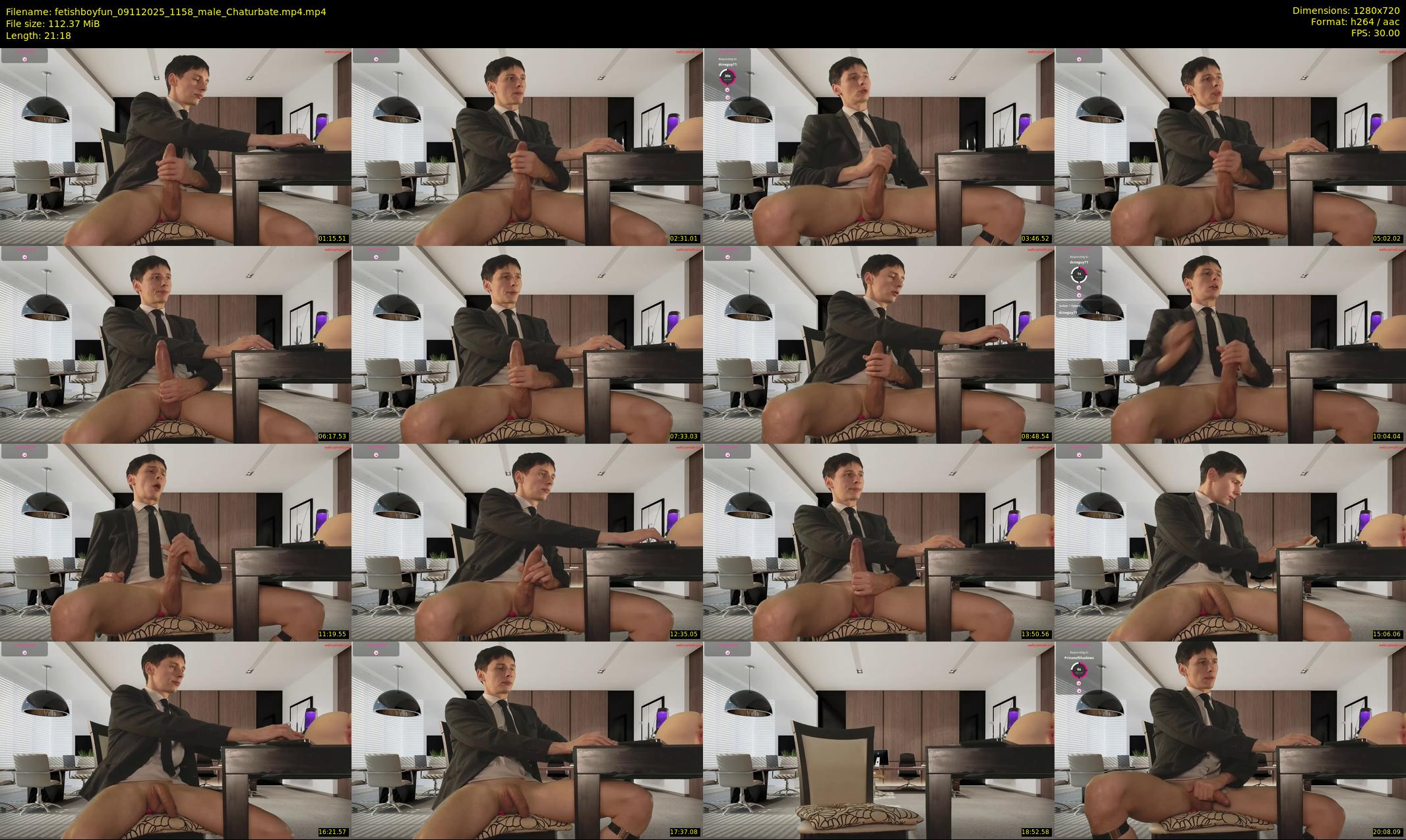 fetishboyfun — 22 minute Chaturbate male cam show recording, 720p, Nov 9, 2025