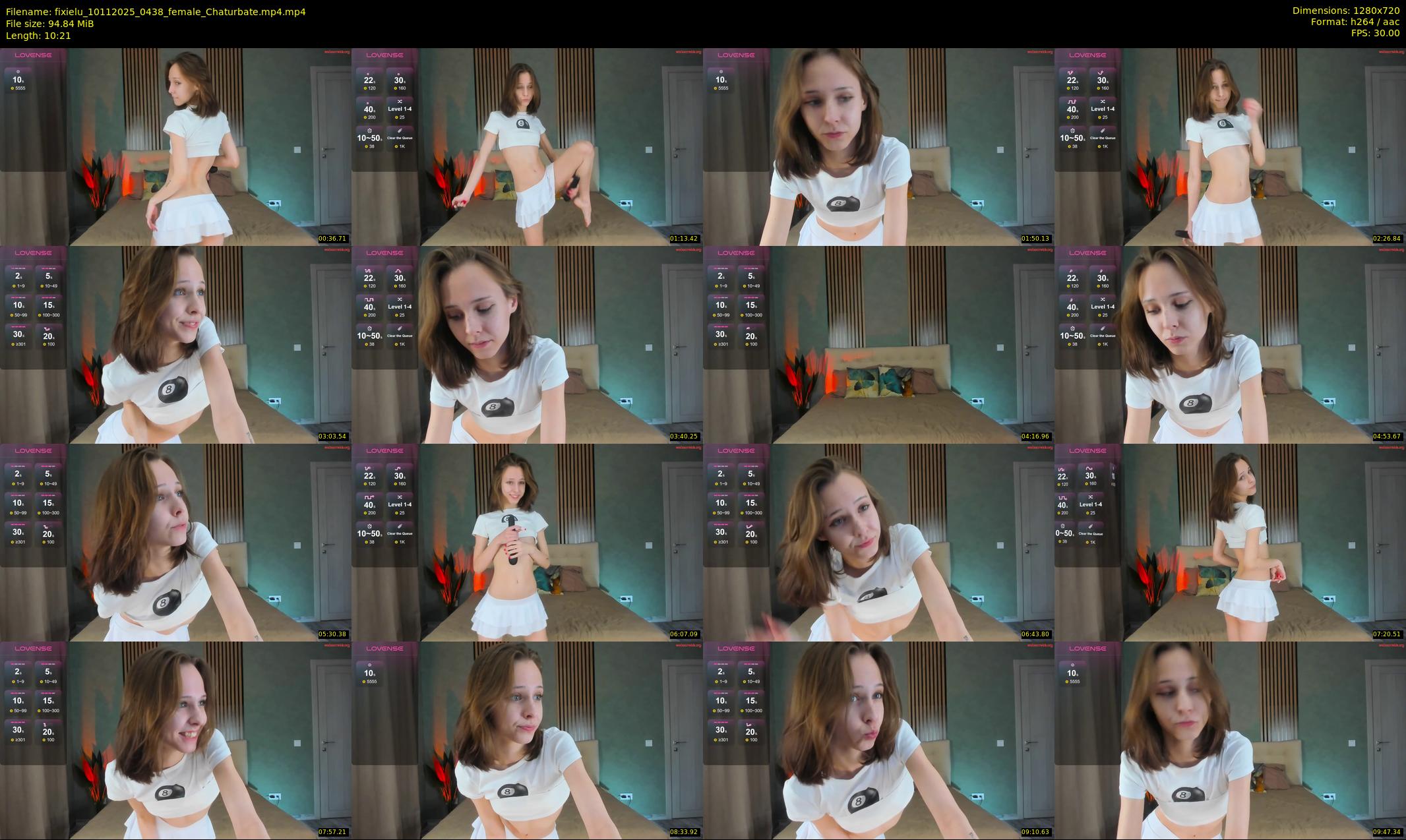 fixielu — 11 minute Chaturbate female cam show recording, 720p, Nov 10, 2025