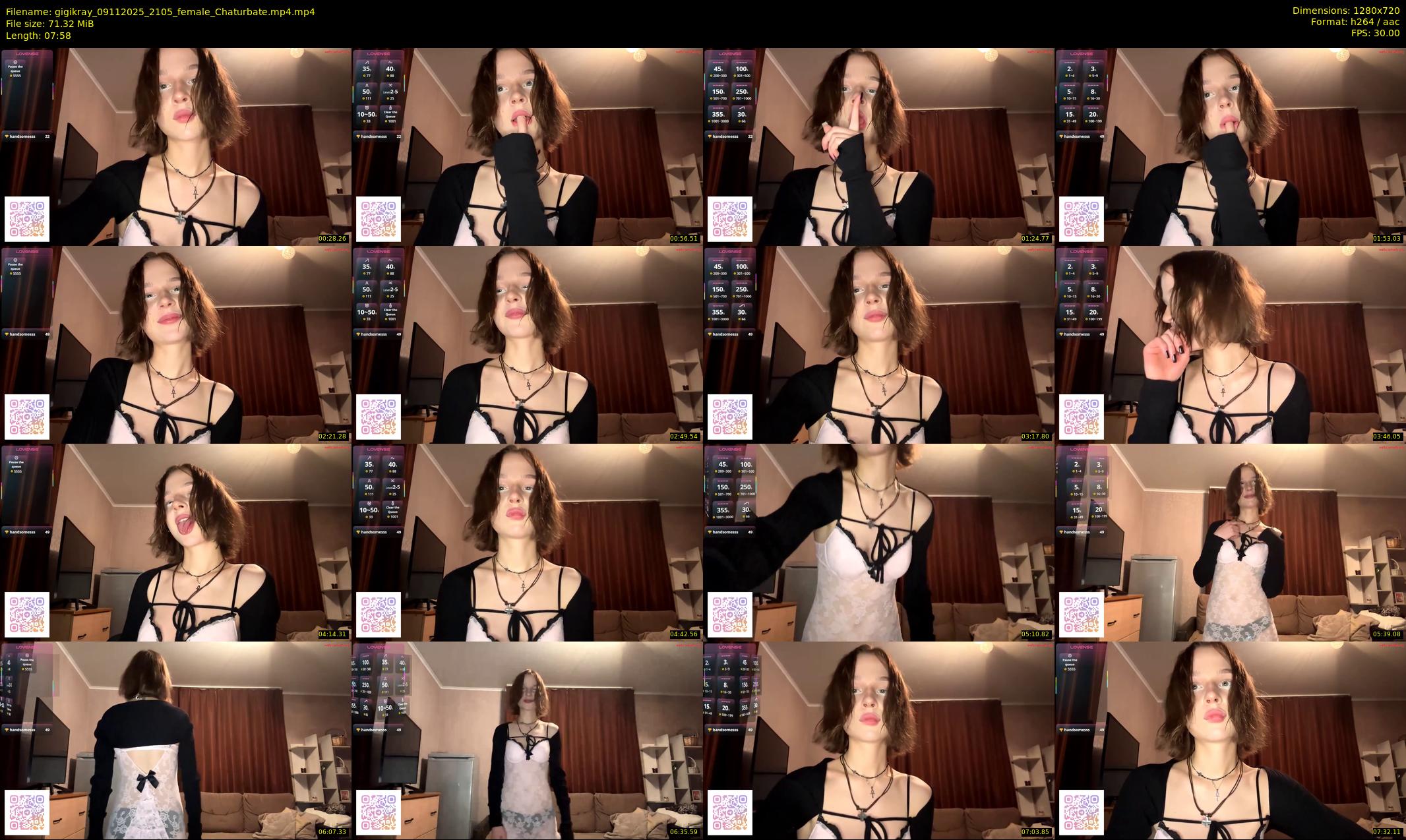 gigikray — 8 minute Chaturbate female cam show recording, 720p, Nov 9, 2025