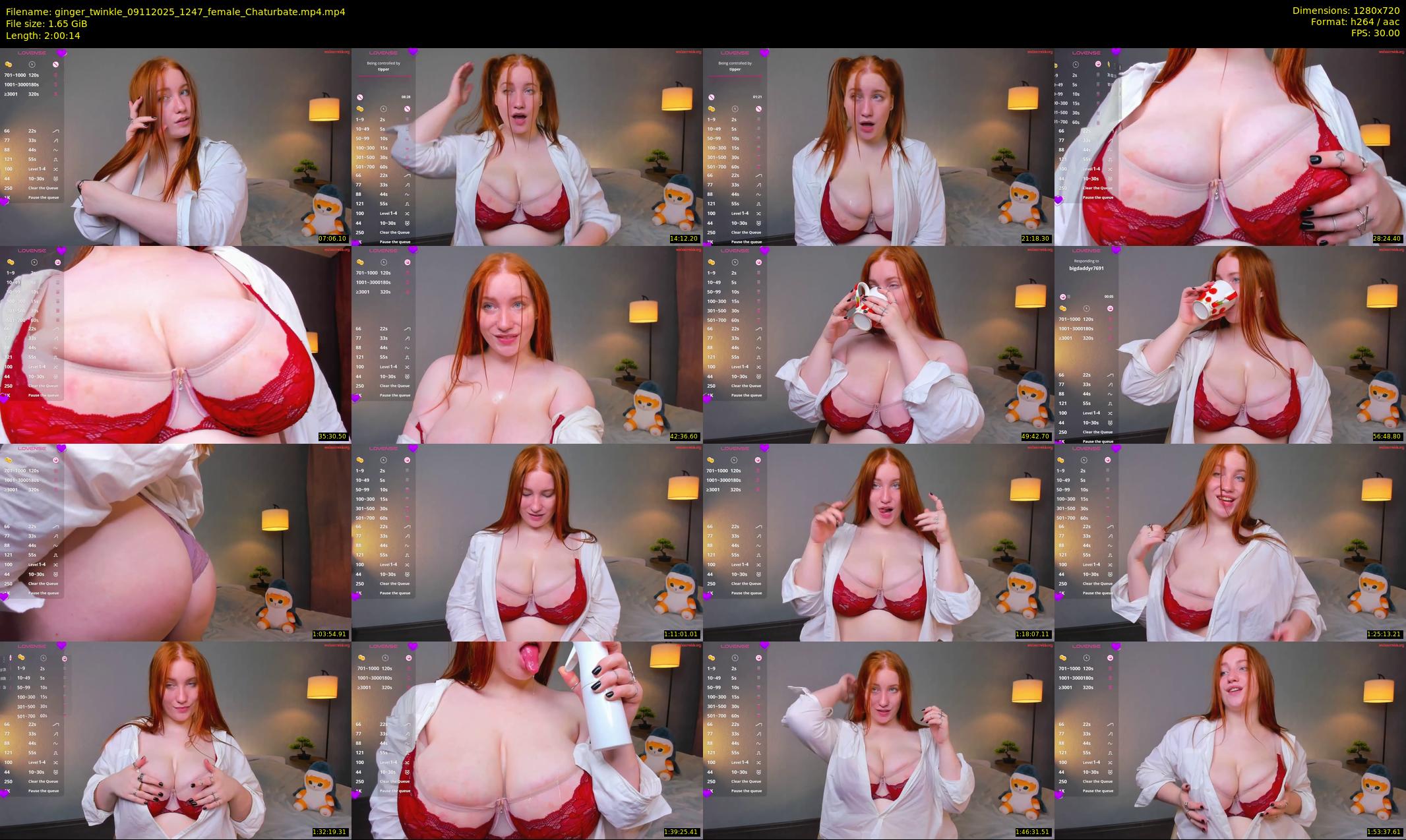 ginger_twinkle — 121 minute Chaturbate female cam show recording, 720p, Nov 9, 2025
