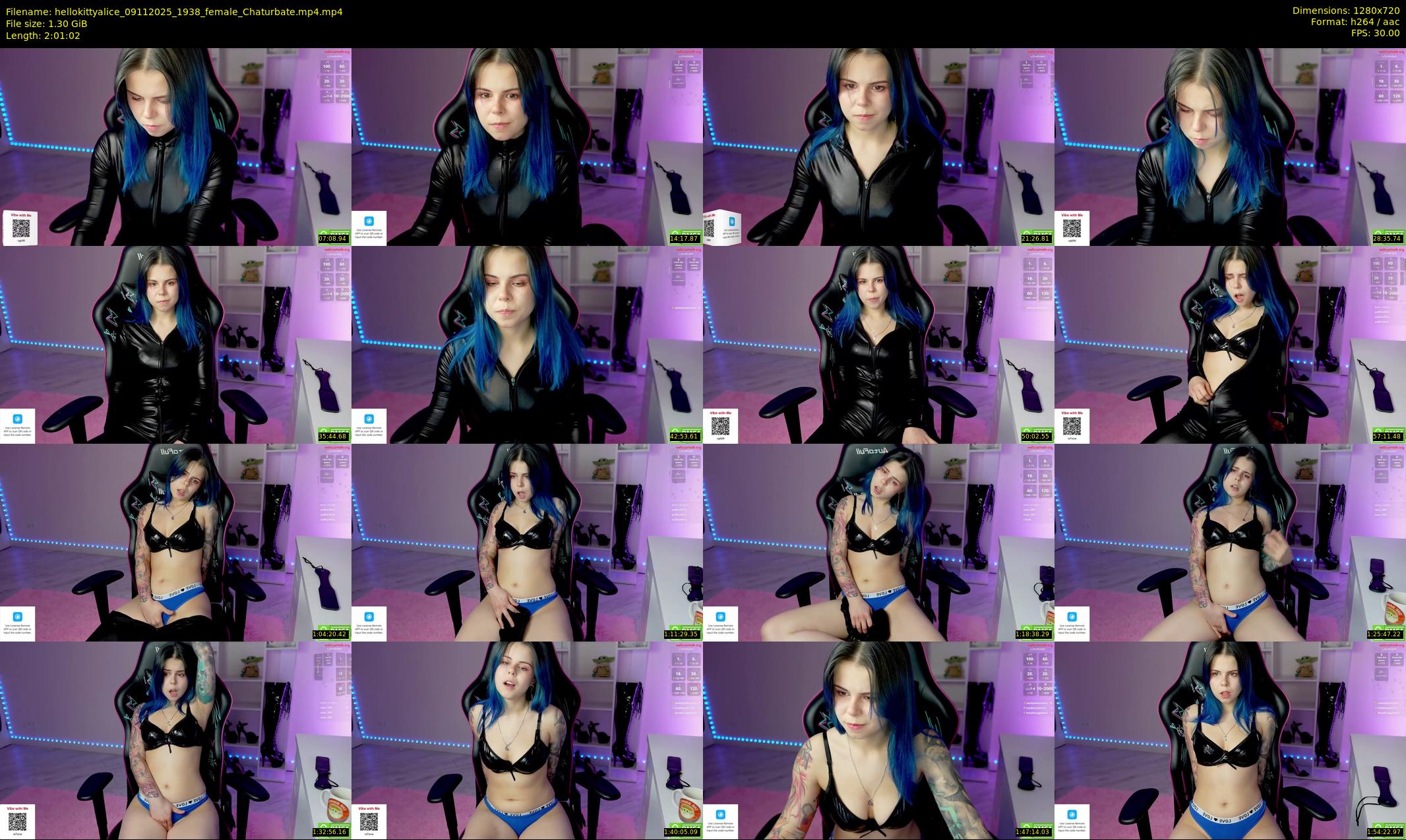 hellokittyalice — 122 minute Chaturbate female cam show recording, 720p, Nov 9, 2025