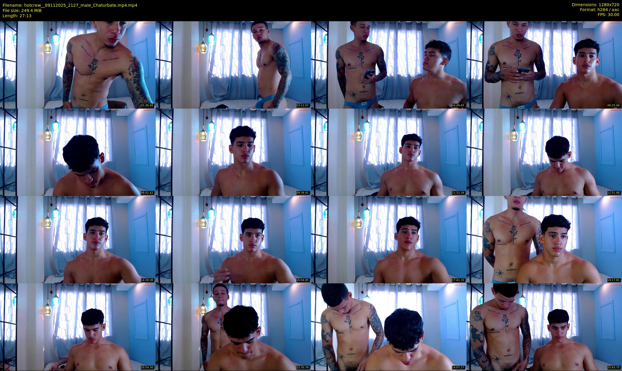 hotcrew_ — 28 minute Chaturbate male cam show recording, 720p, Nov 9, 2025