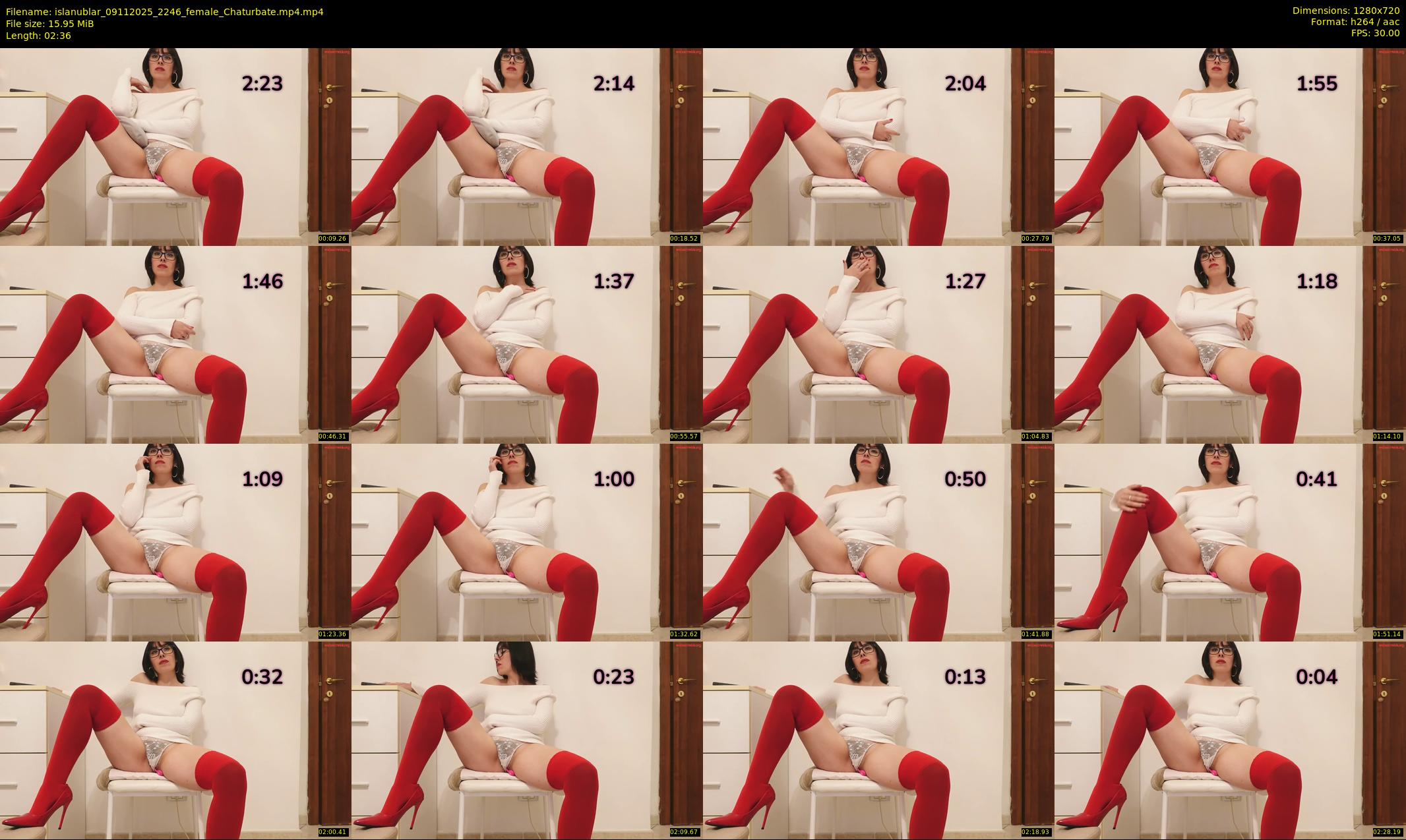 islanublar — 3 minute Chaturbate female cam show recording, 720p, Nov 9, 2025