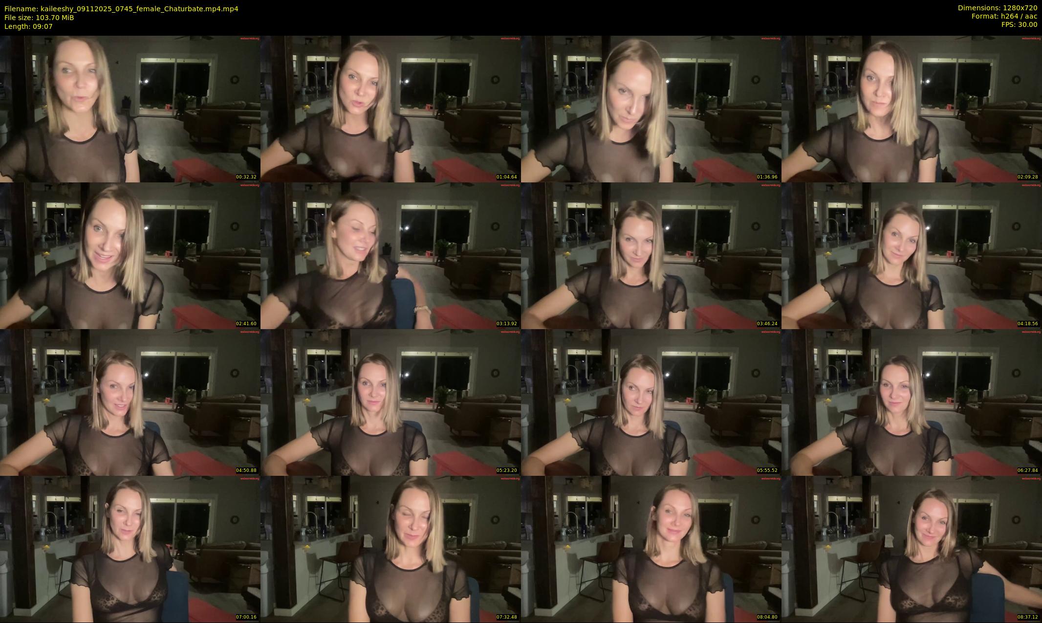 kaileeshy — 10 minute Chaturbate female cam show recording, 720p, Nov 9, 2025