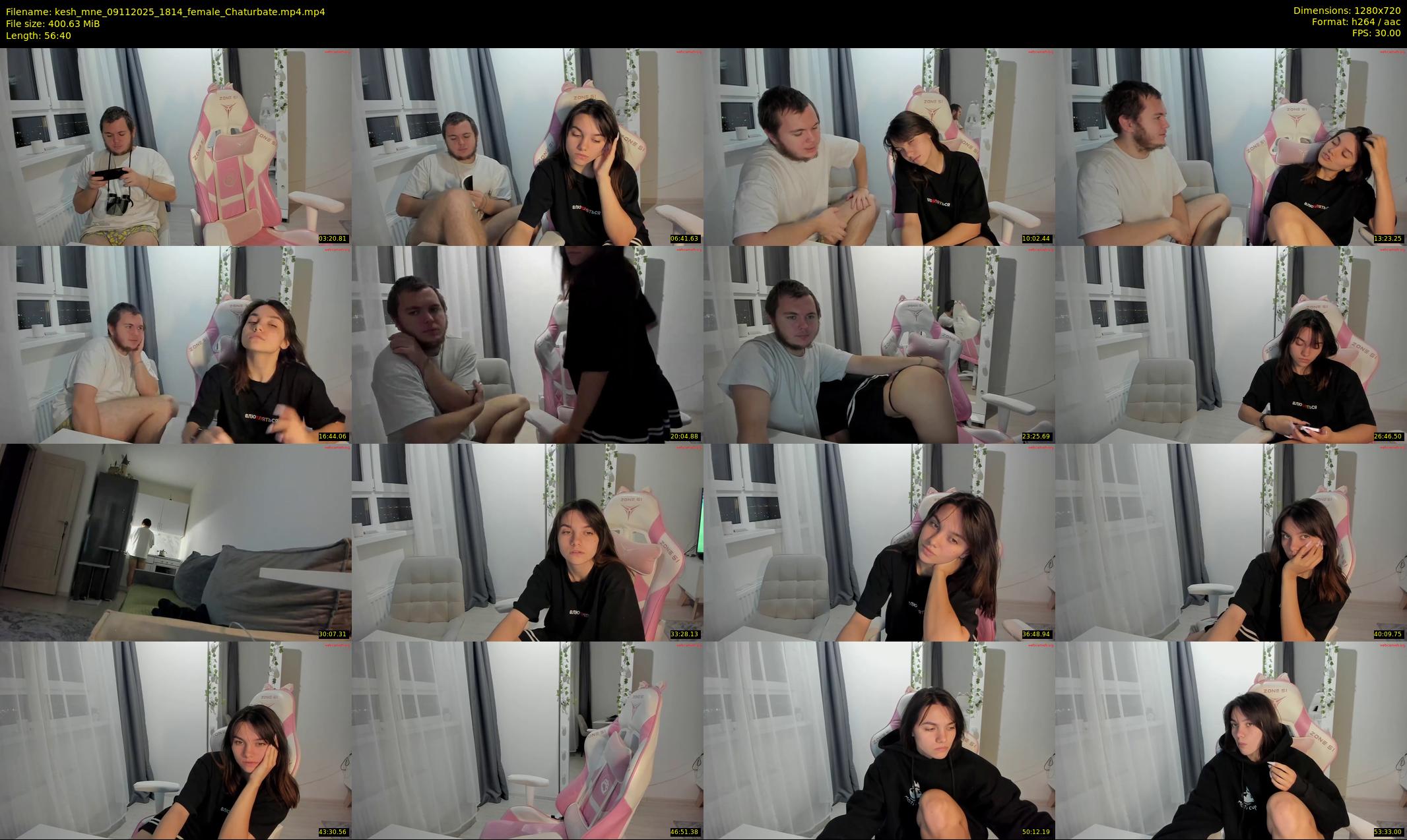 kesh_mne — 57 minute Chaturbate female cam show recording, 720p, Nov 9, 2025