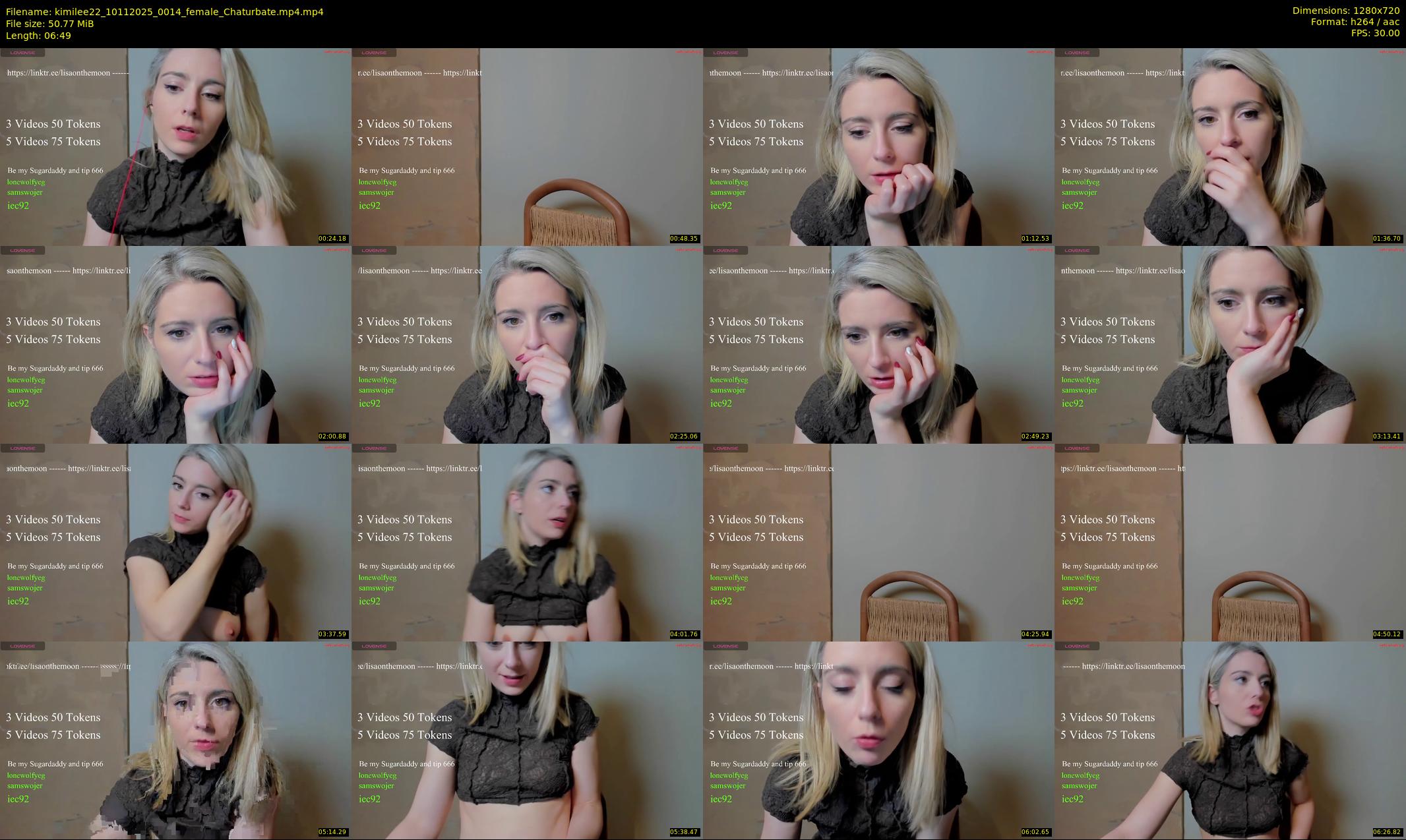 kimilee22 — 7 minute Chaturbate female cam show recording, 720p, Nov 10, 2025