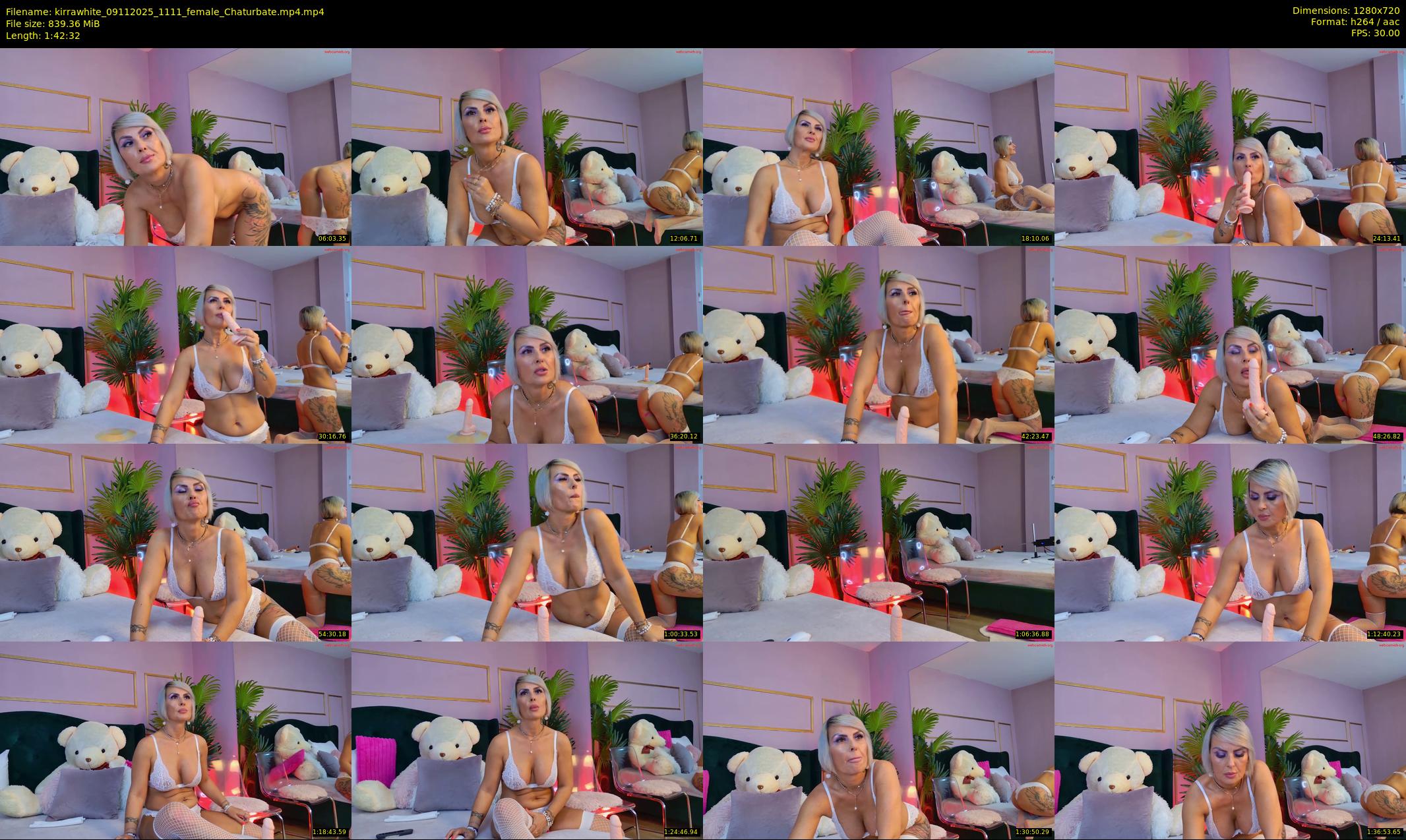 kirrawhite — 103 minute Chaturbate female cam show recording, 720p, Nov 9, 2025