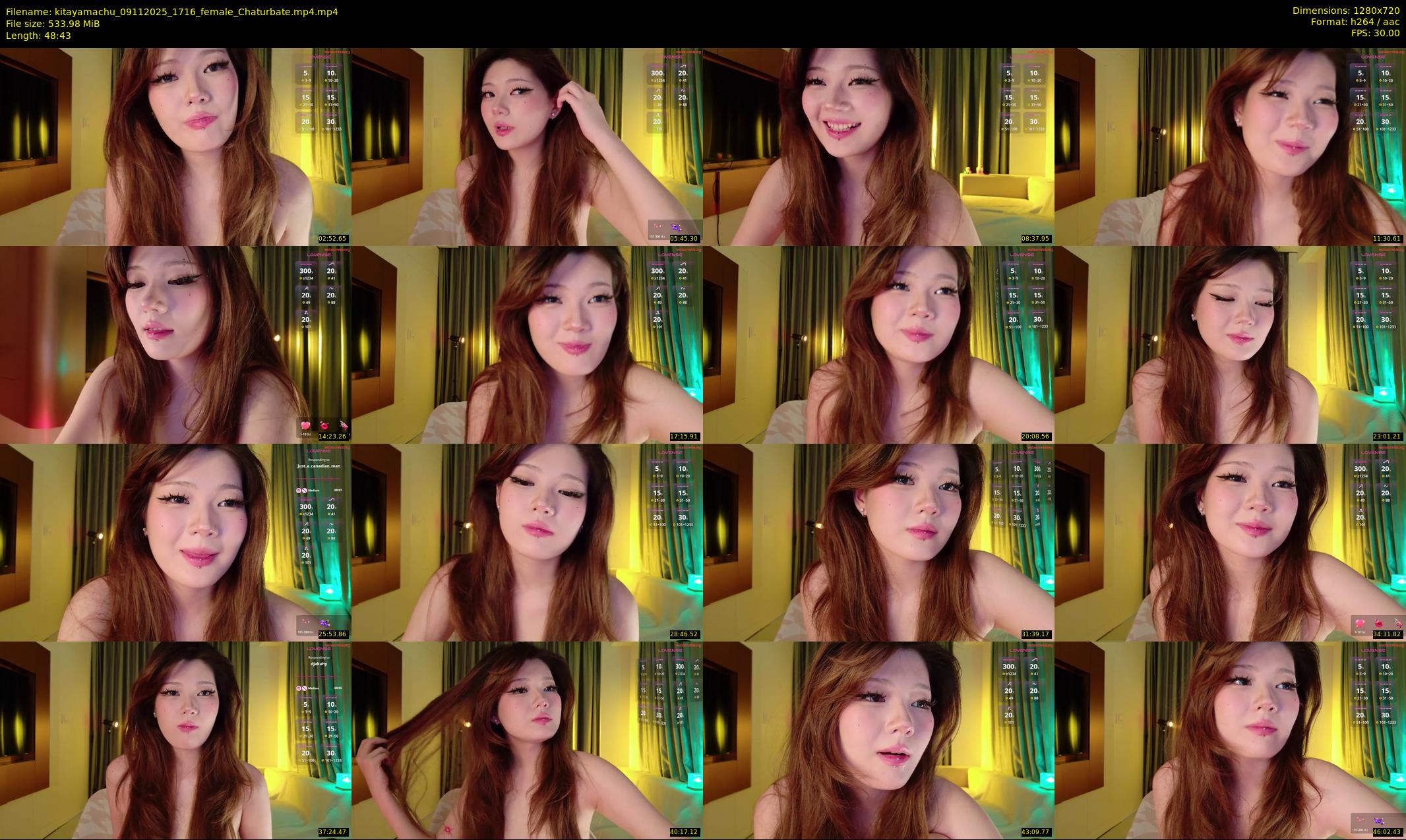 kitayamachu — 49 minute Chaturbate female cam show recording, 720p, Nov 9, 2025
