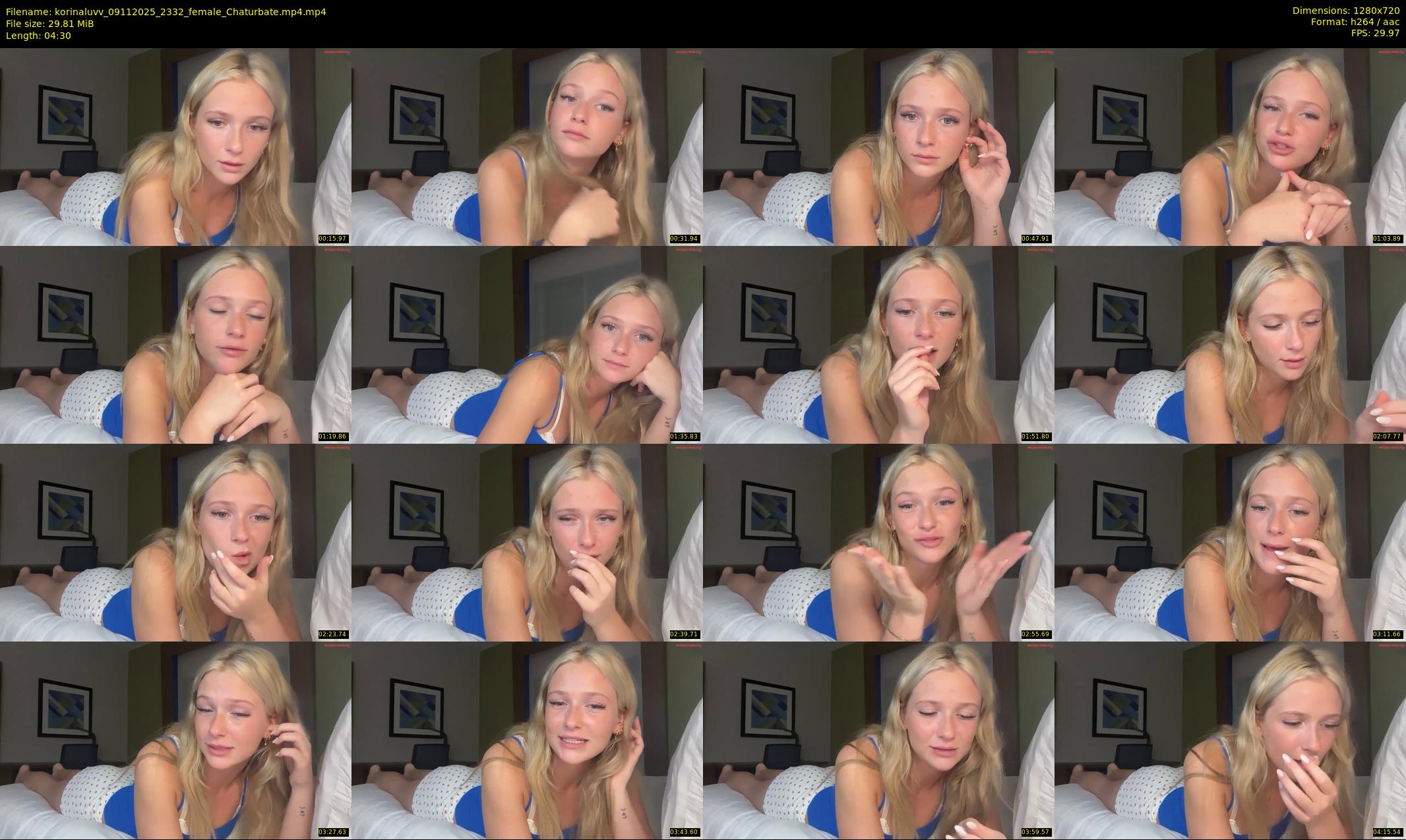 korinaluvv — 5 minute Chaturbate female cam show recording, 720p, Nov 9, 2025
